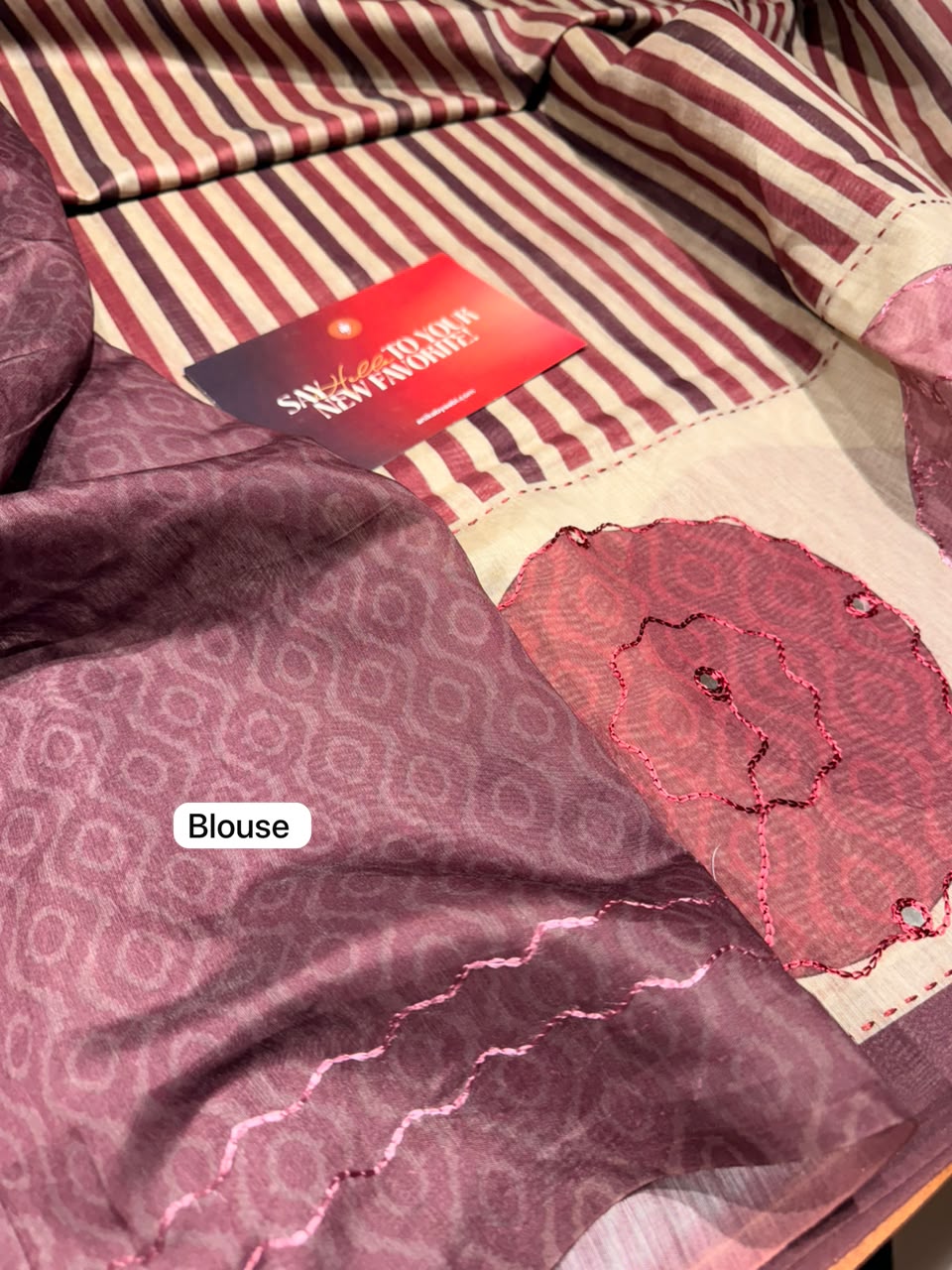 Anika's Stripes saree-02