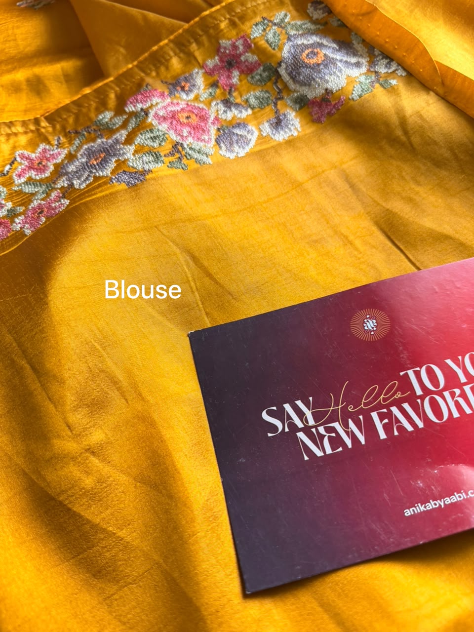 Soft chinon Floral Saree-03