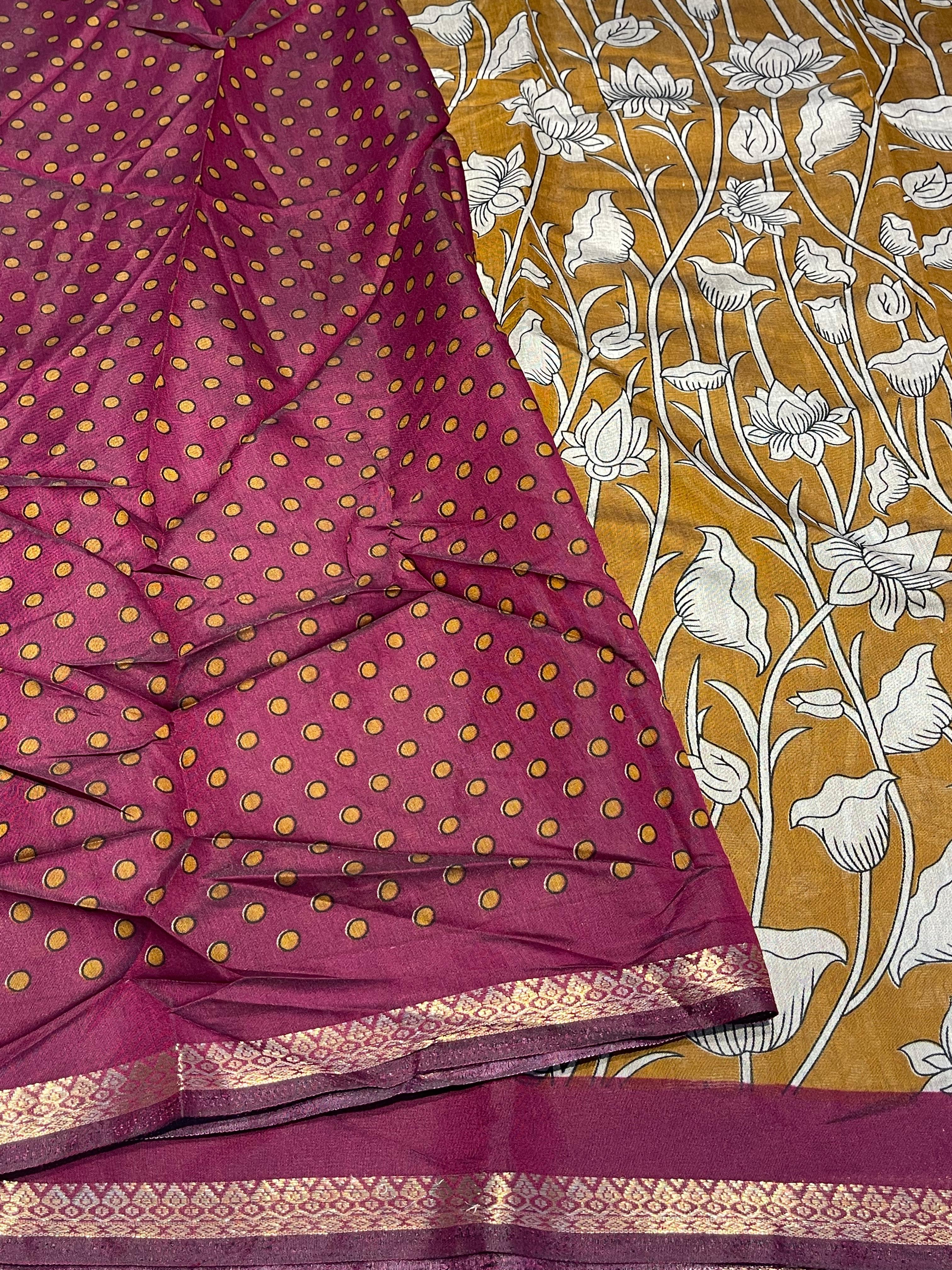 Jute Cotton Saree-01