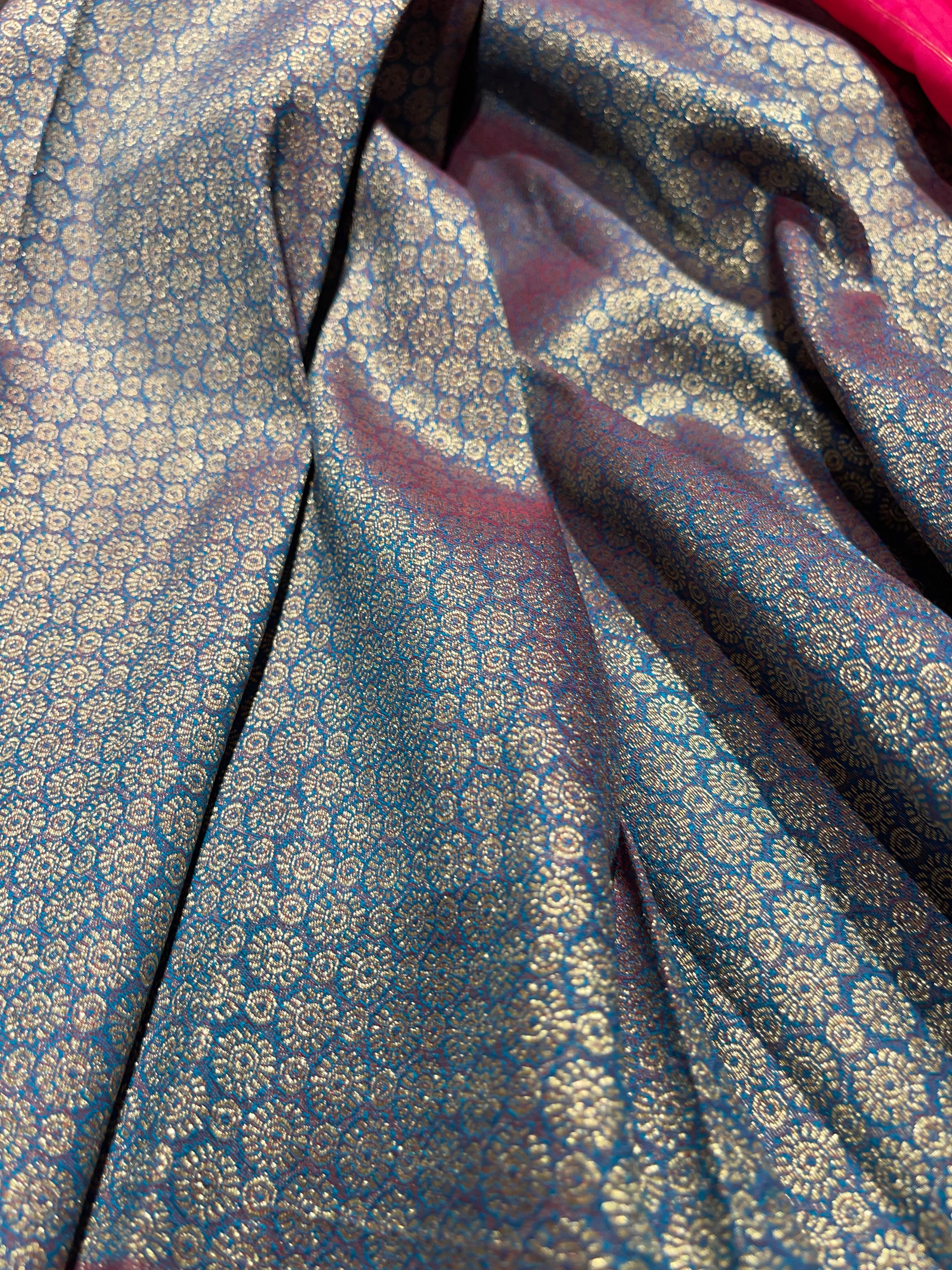 Anika's Banarasi soft silk saree-04