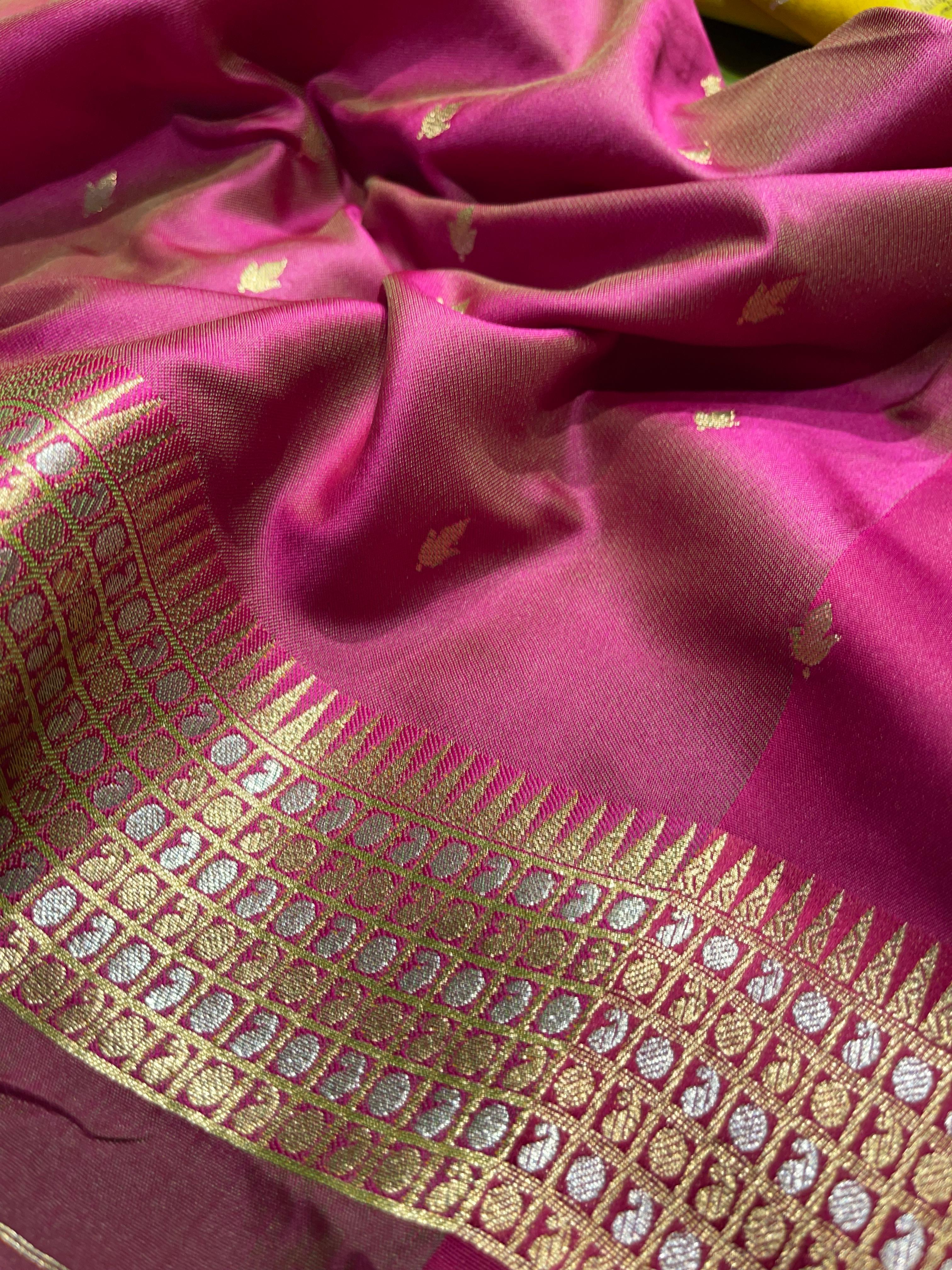Anika's Banarasi soft silk saree-07
