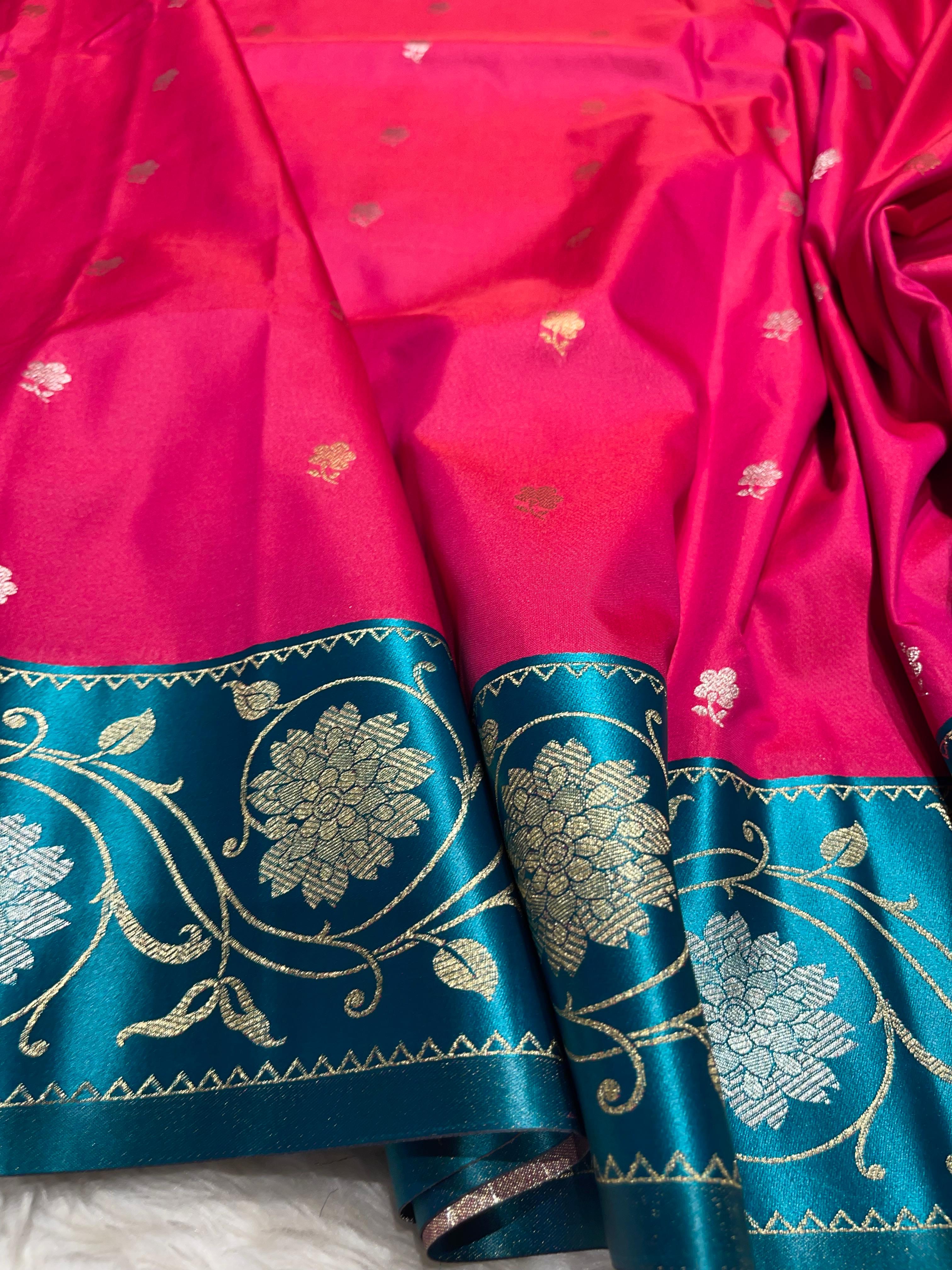 Anika's Banarasi soft silk saree-05