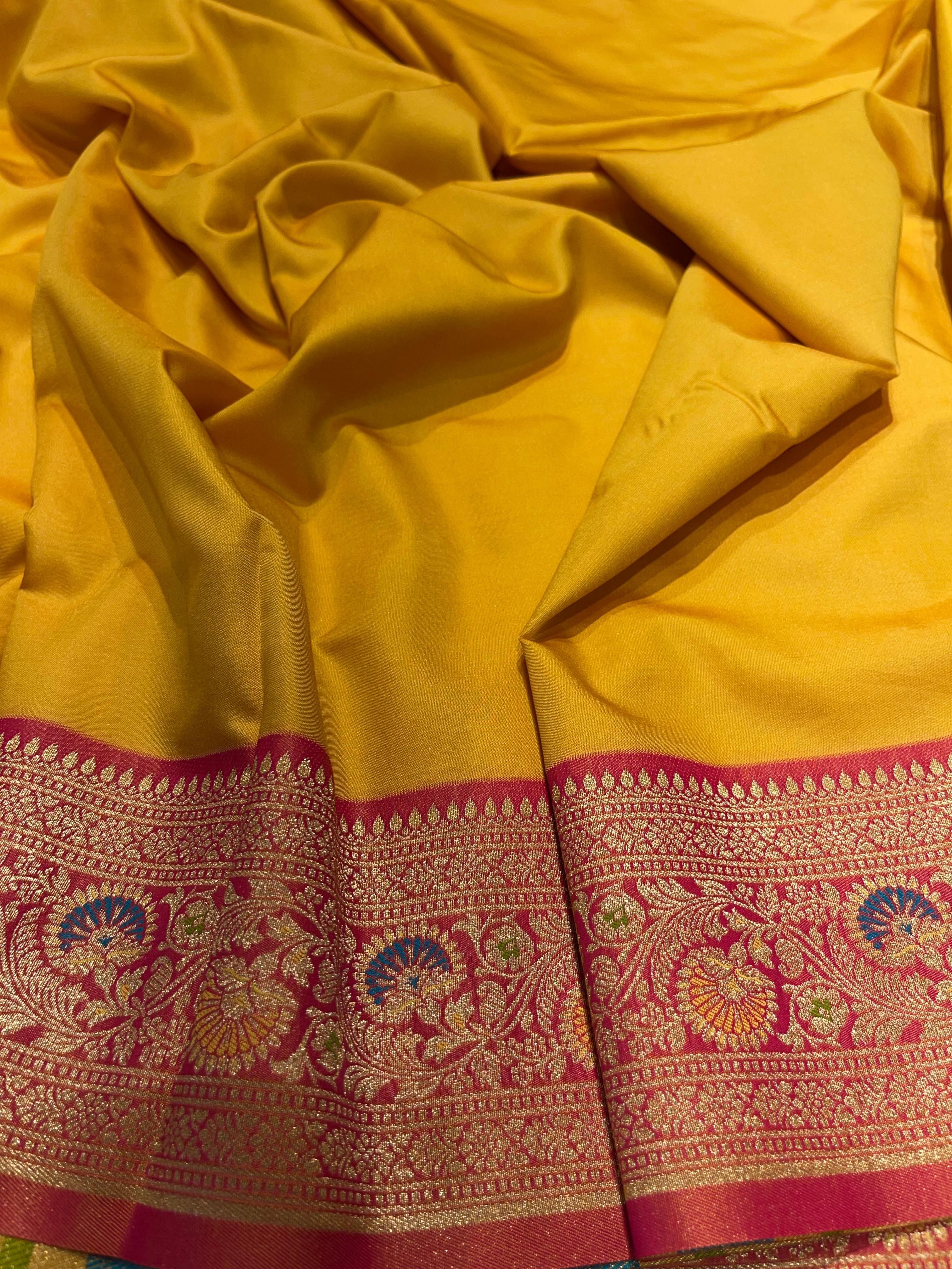 Anika's Banarasi soft silk saree-10