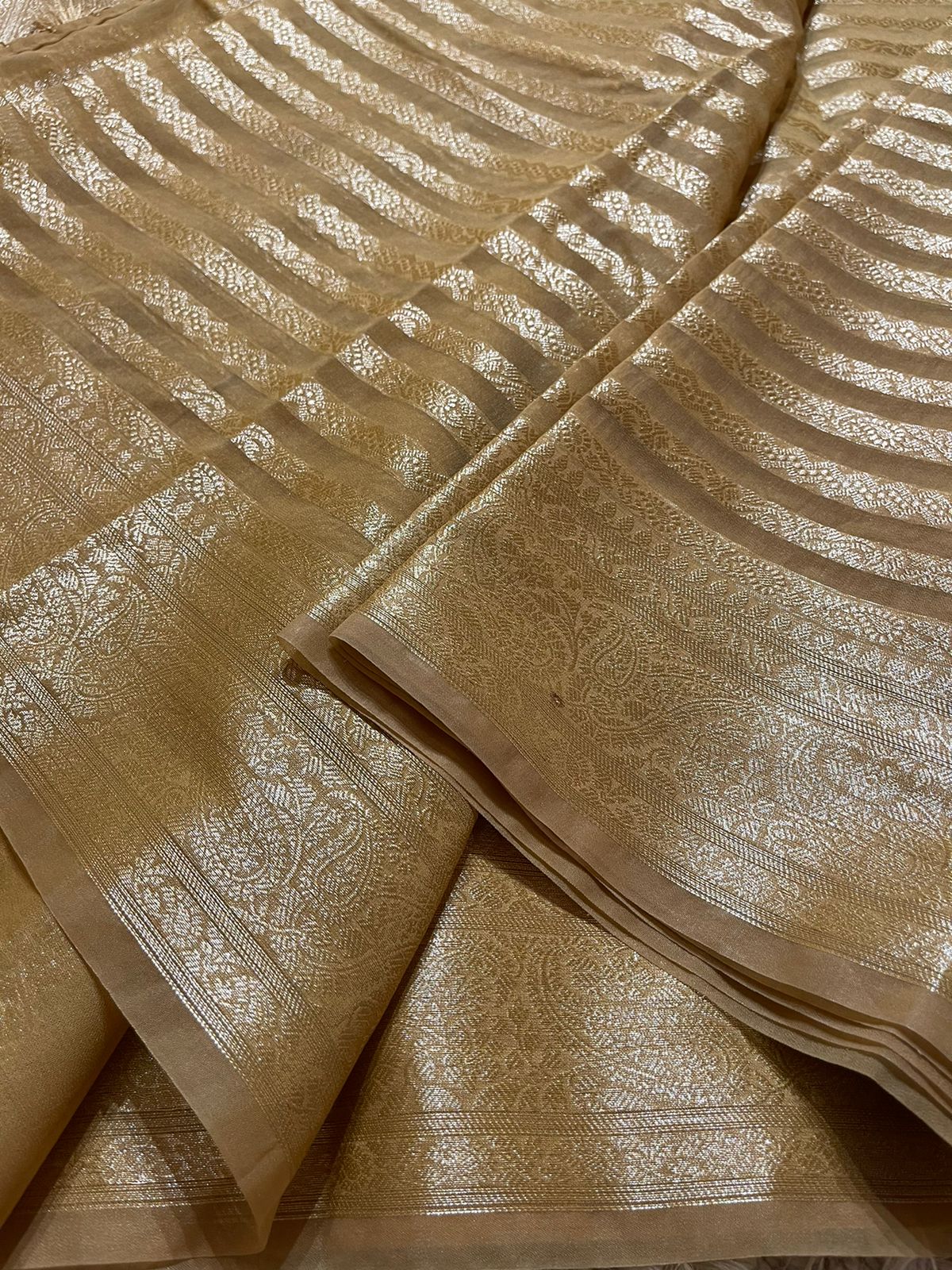 PASTEL GOLD SAREE