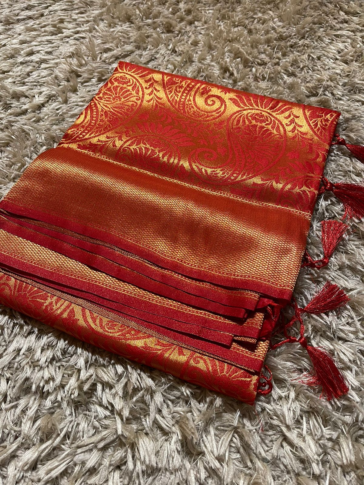 REYA - MIRCHI RED SAREE