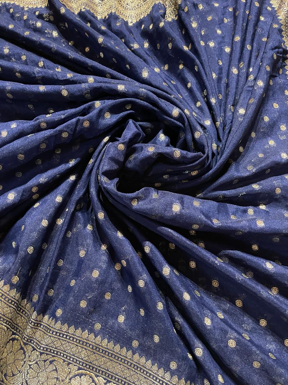 ROOP-NAVY BLUE SAREE