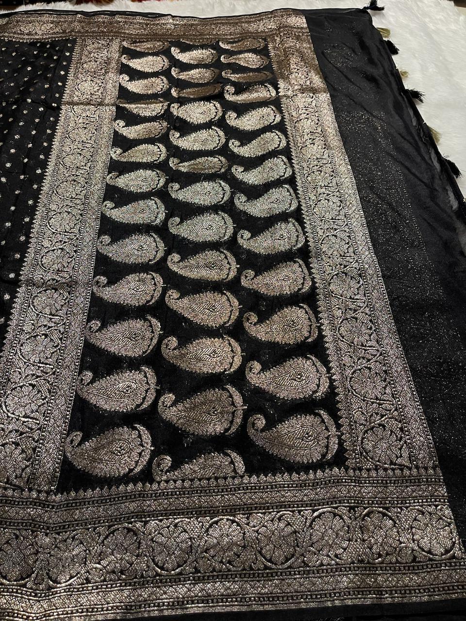 ROOP-BLACK SAREE