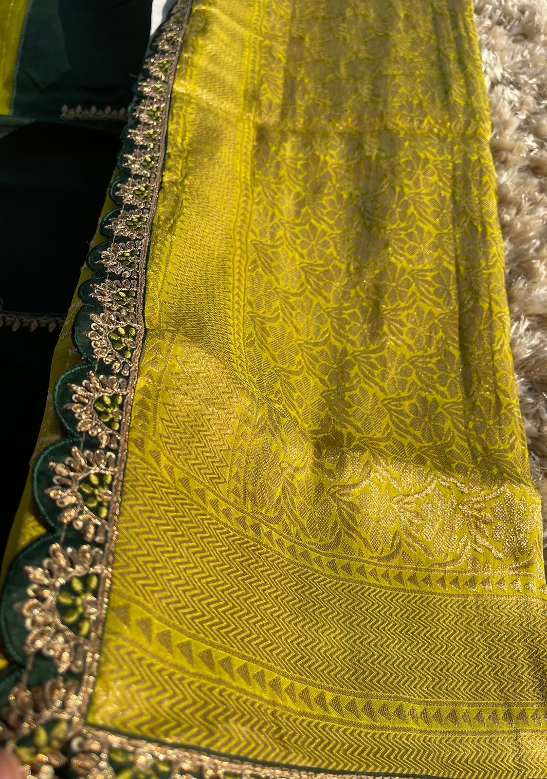 SUHA- GREEN SAREE