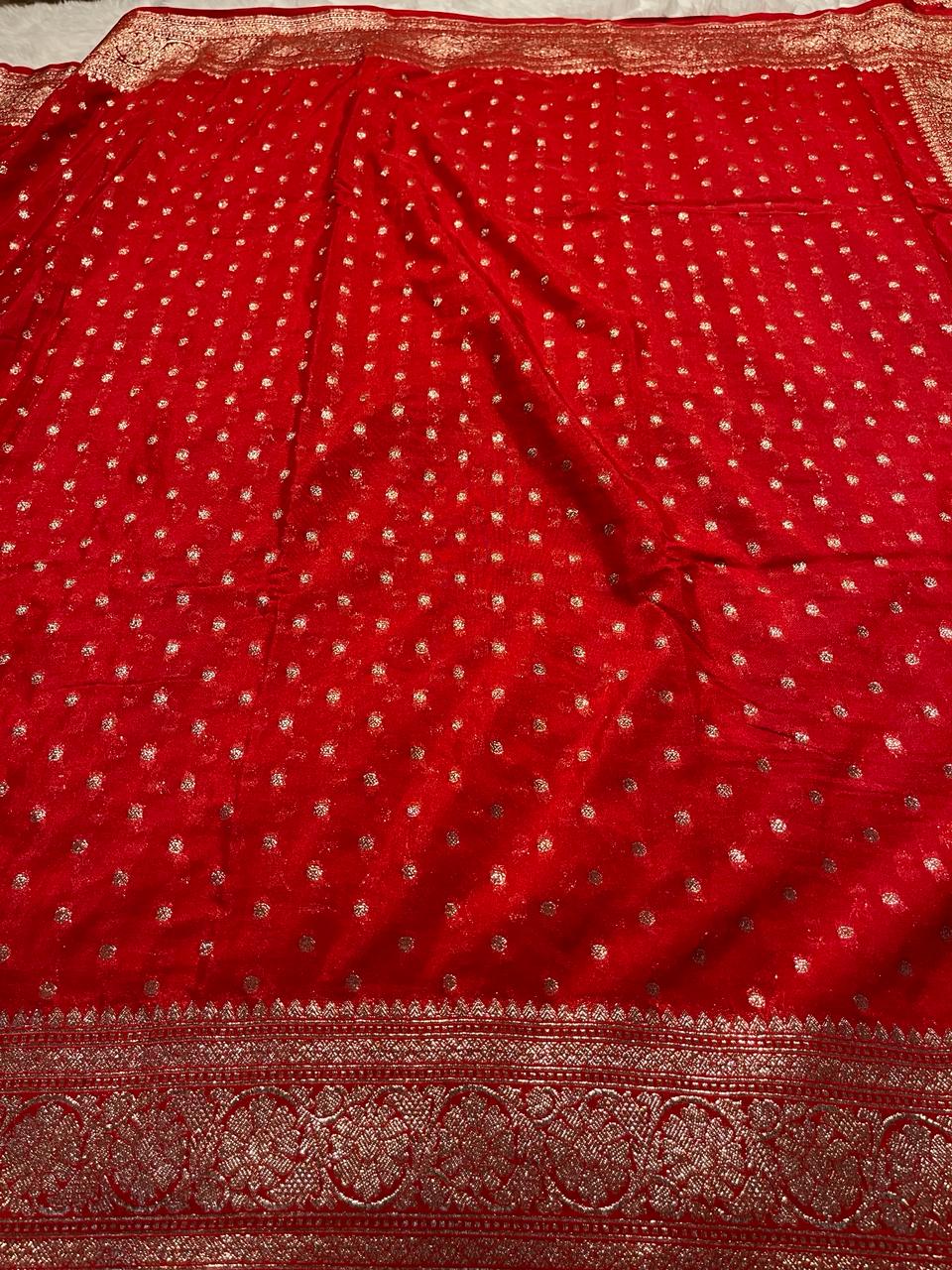 ROOP-RED SAREE