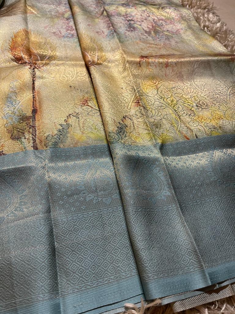OCTANE-PASTEL BLUE SAREE