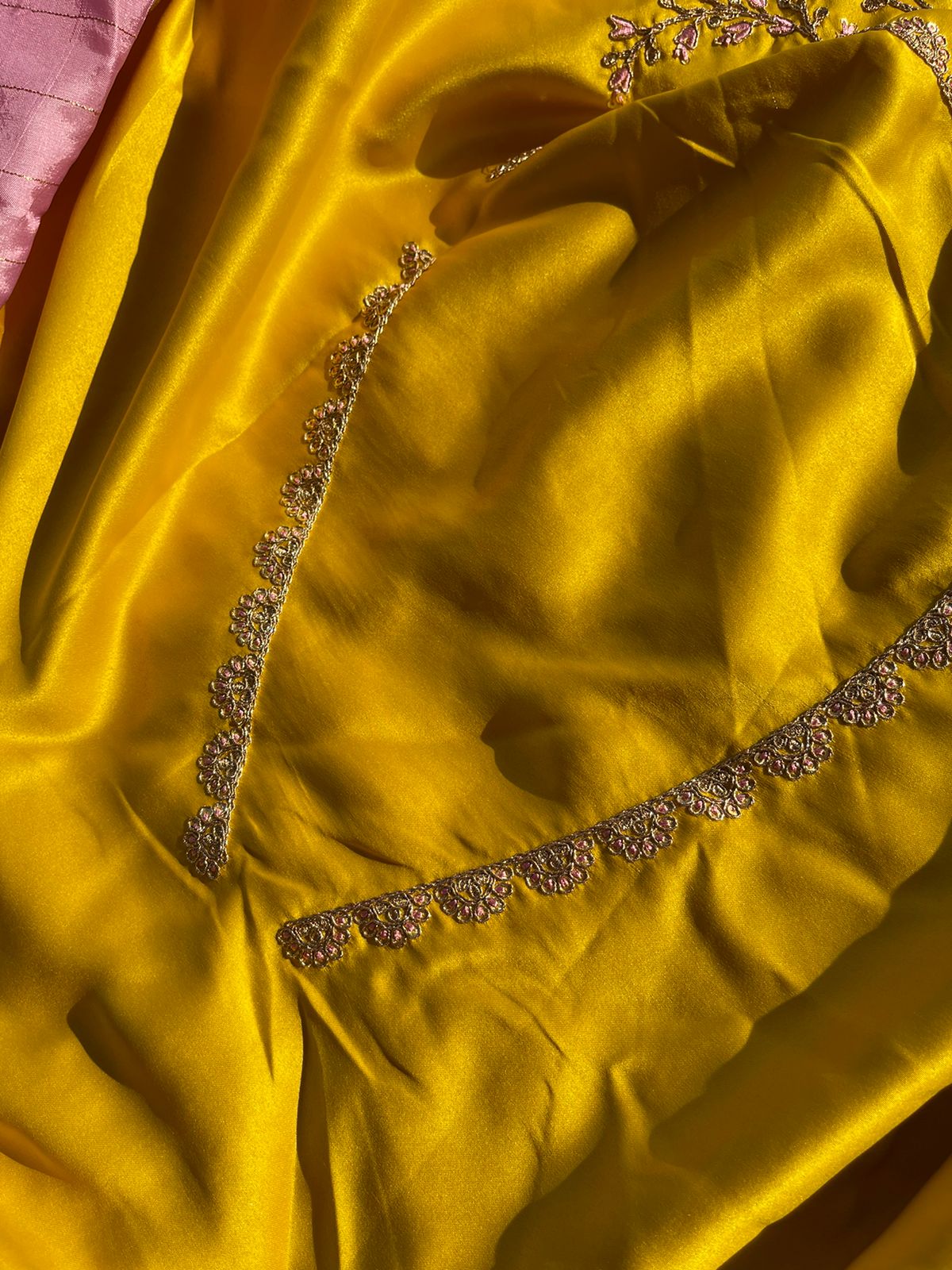 SUHA- PINK SAREE