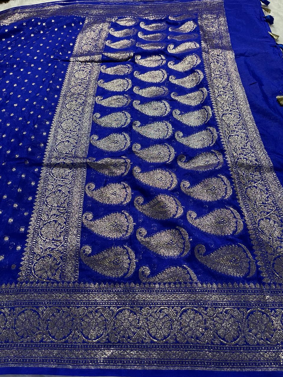 ROOP-ROYAL BLUE SAREE