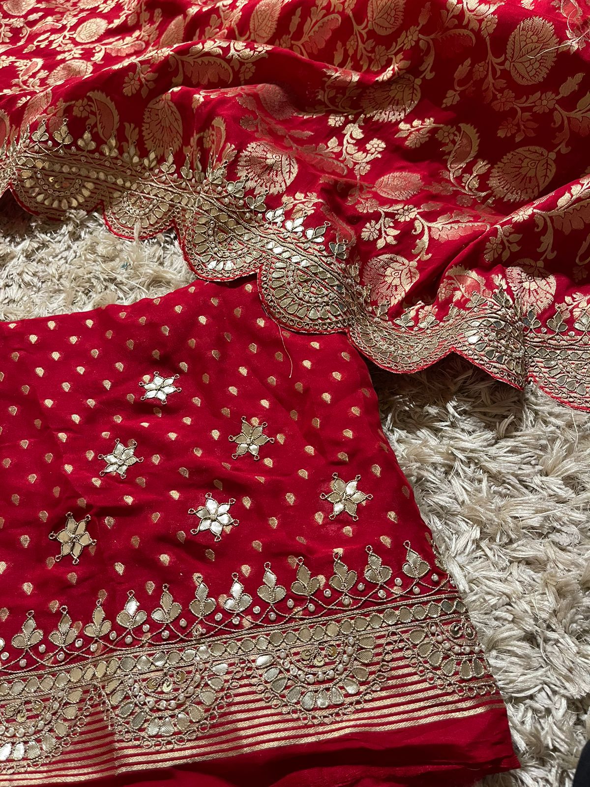 ANIKA BRIDAL EDIT - RED SAREE