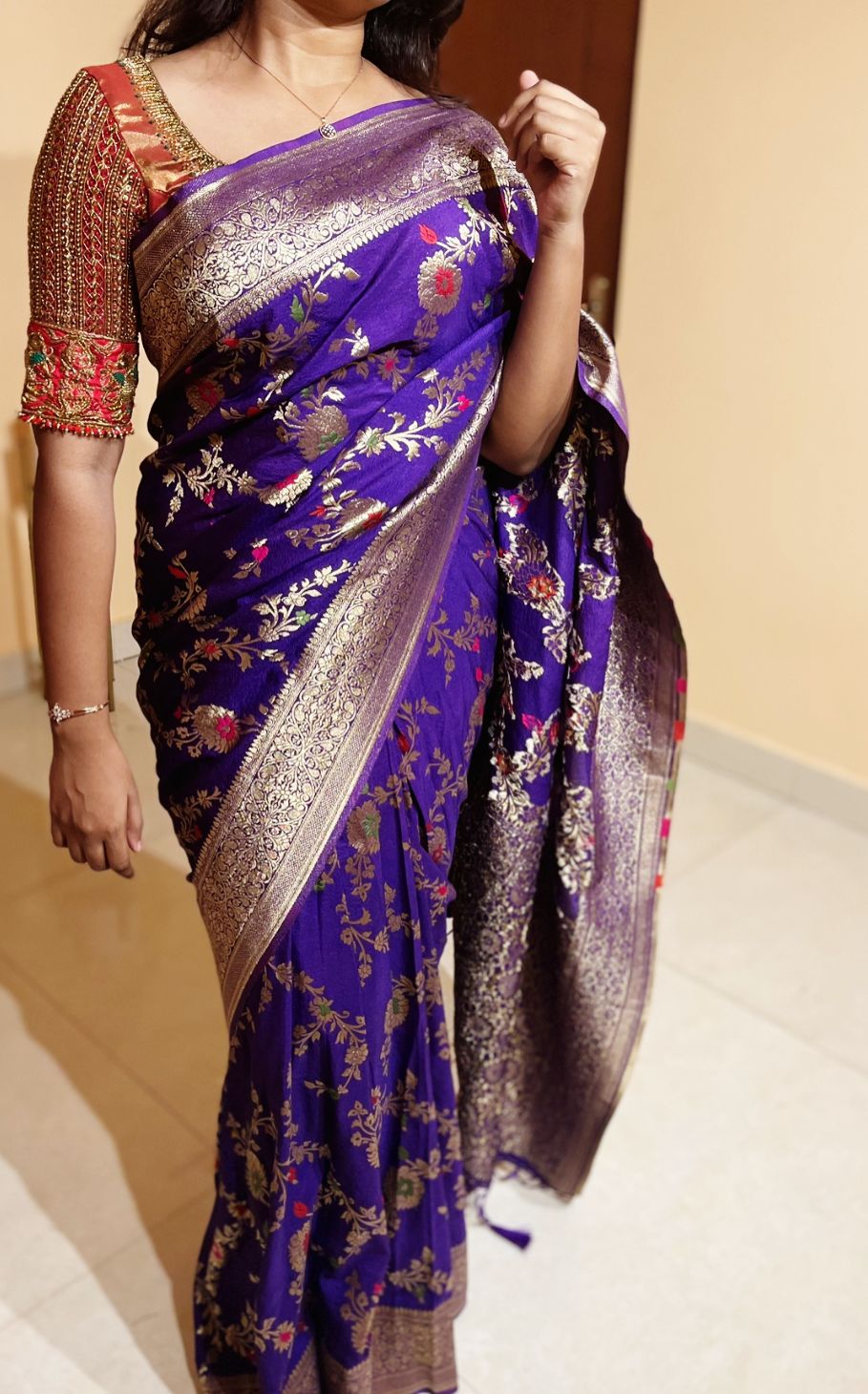 KASI - PURPLE SAREE