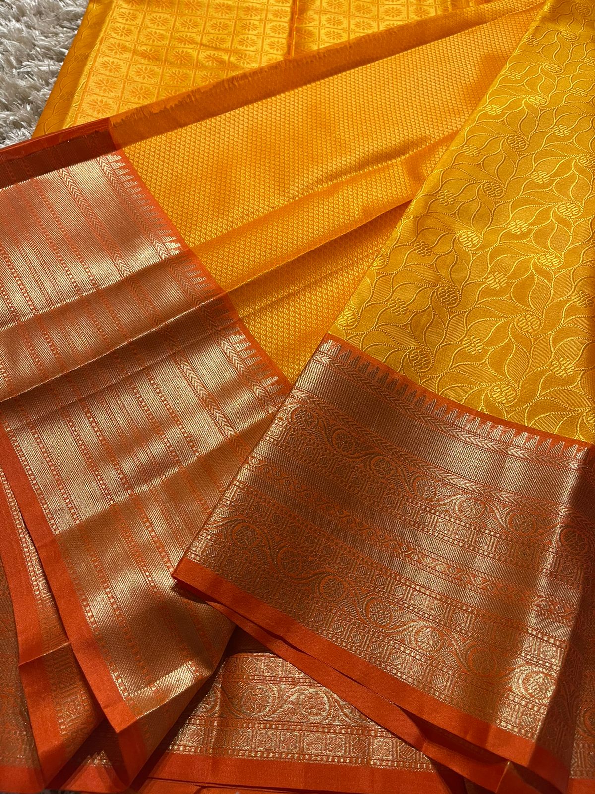 KORA - YELLOW SAREE