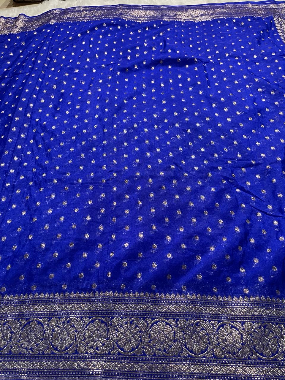 ROOP-ROYAL BLUE SAREE