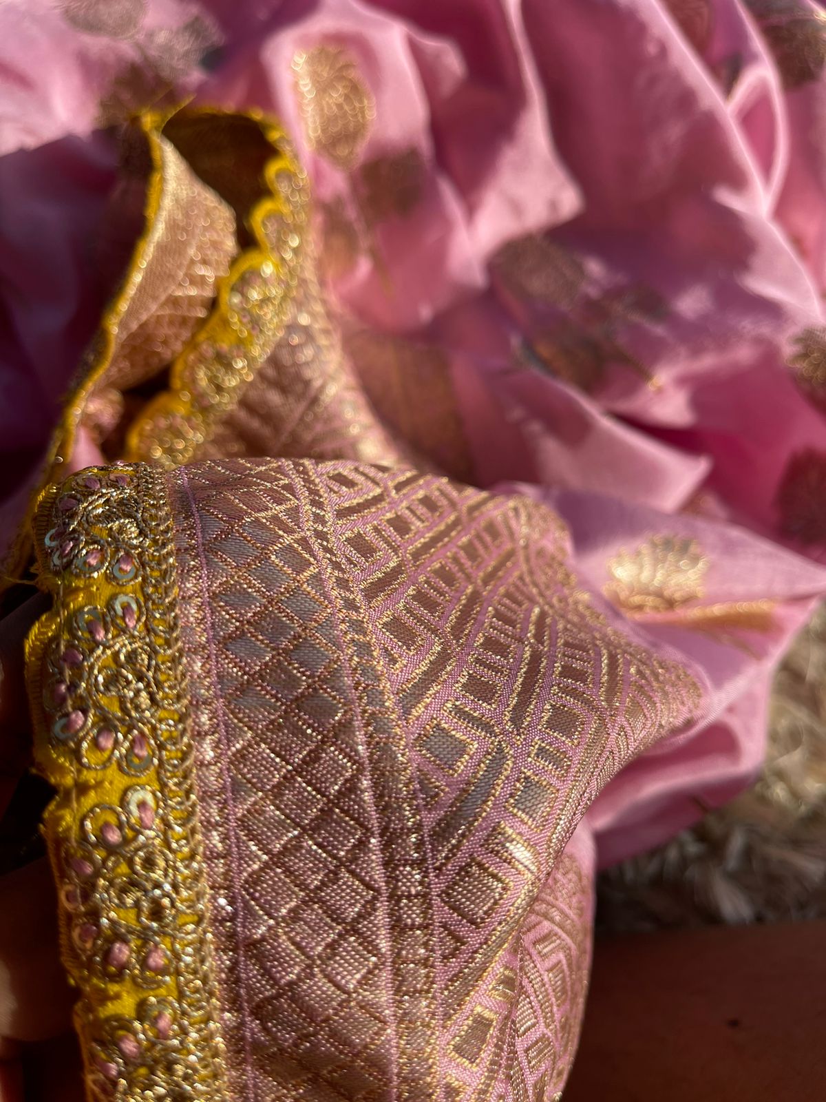 SUHA- PINK SAREE