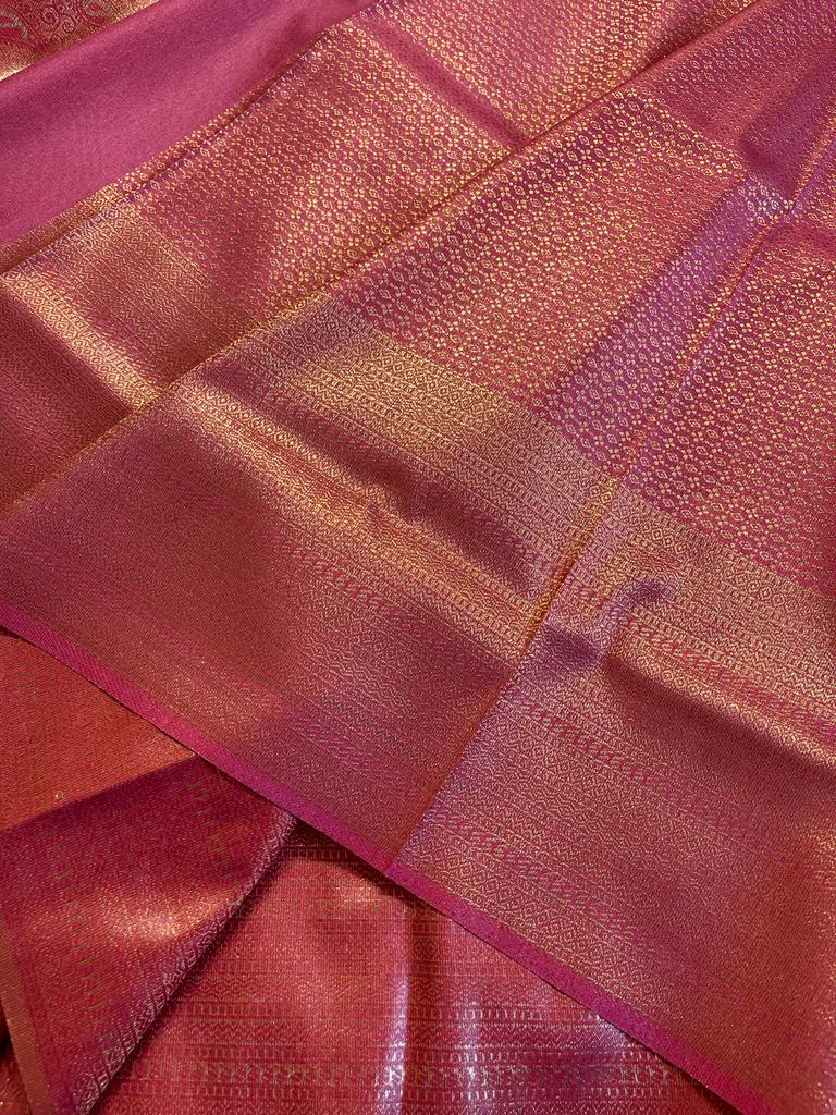 ROYAL AFFAIR - DARK PEACH SAREE