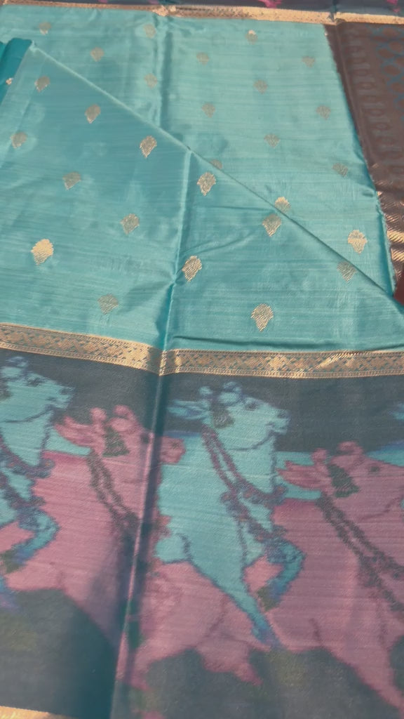 Swayamwaram Bridal Kanchi Semi Silk Saree-17