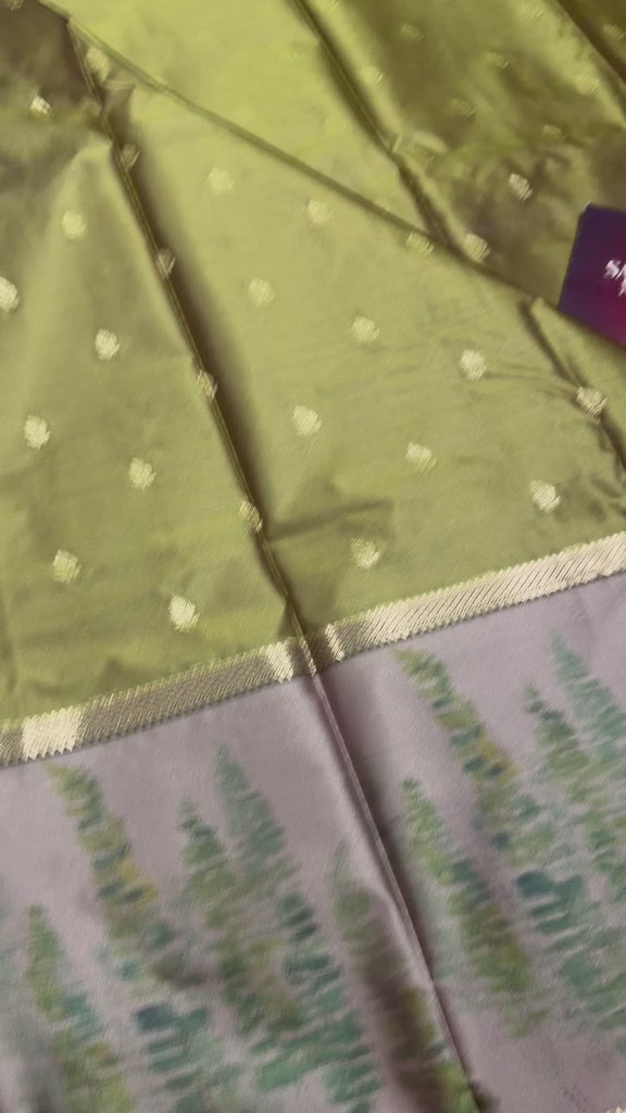 Swayamwaram Bridal Kanchi Semi Silk Saree-18