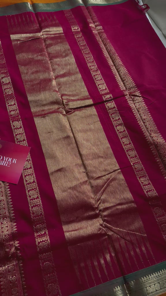 Kanchi Silk Cotton Saree – KCS17