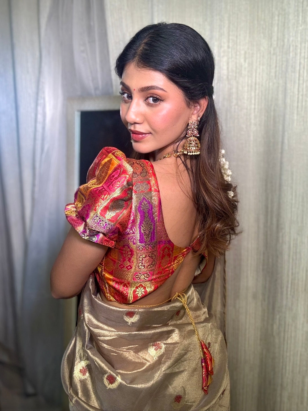 Beige Gold Tissue  -Anika's Exclusive Edit