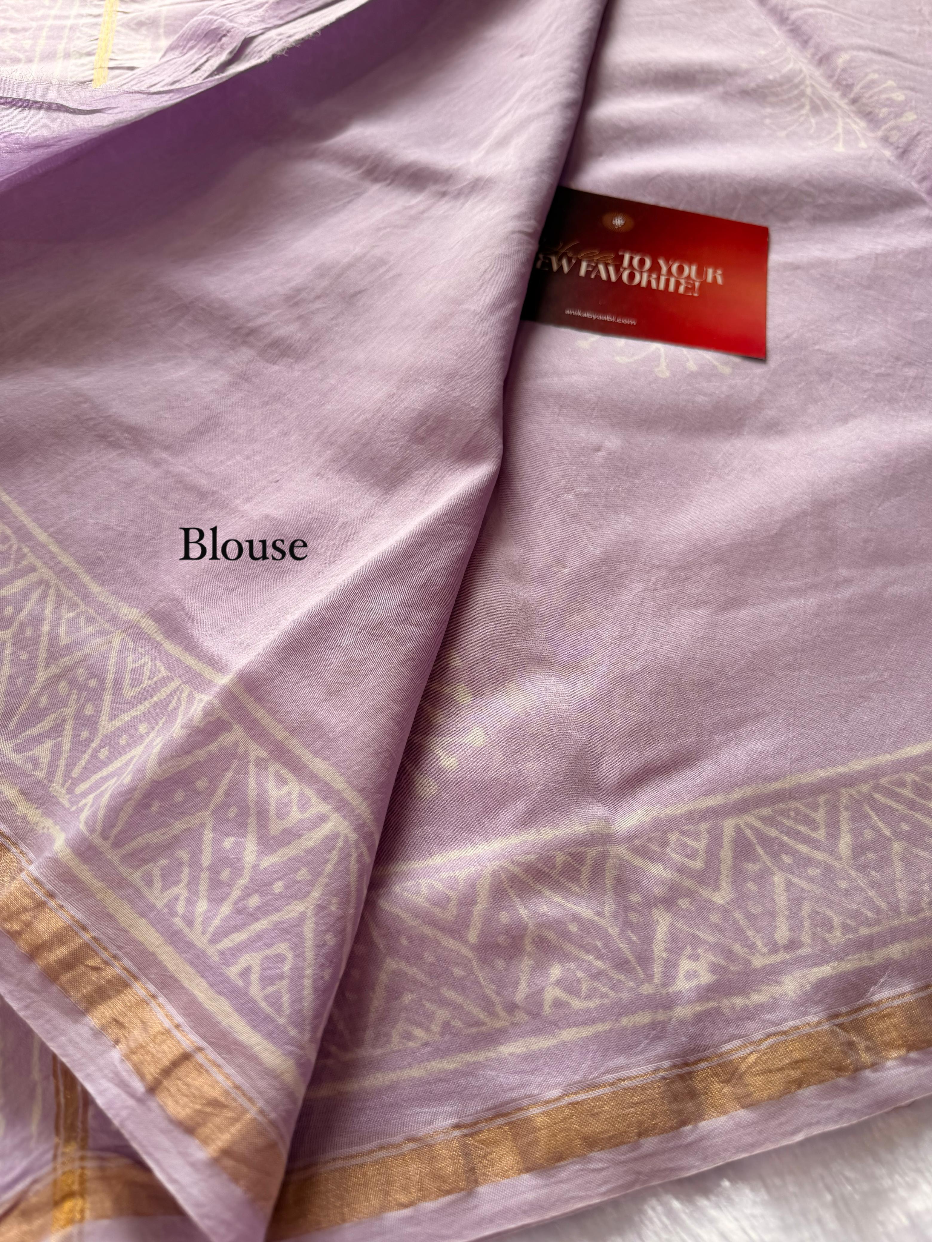 Pure Chanderi Silk Cotton Saree – 
Product Code- CSC-405