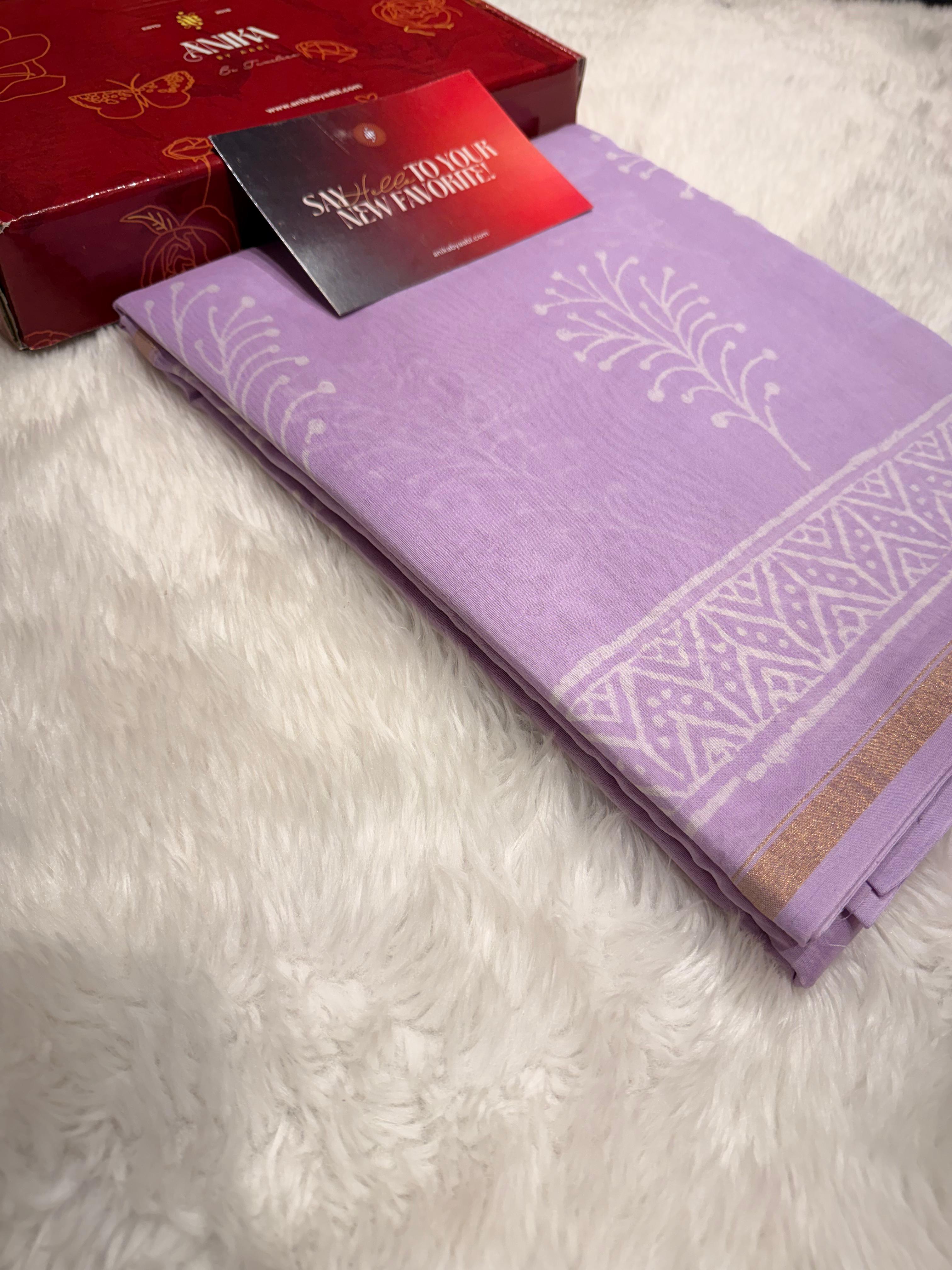 Pure Chanderi Silk Cotton Saree – 
Product Code- CSC-405