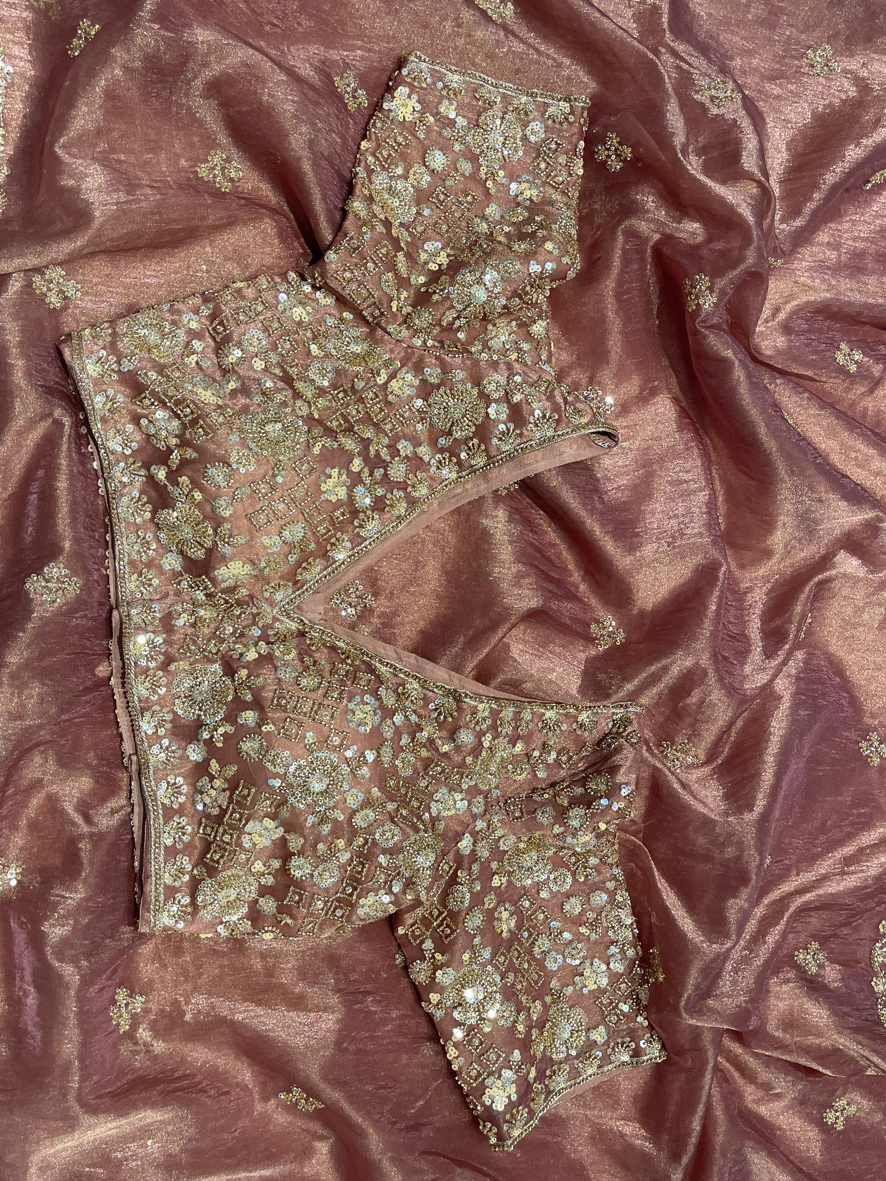 House of Anika Luxe - The Cocktail Edit saree AA09