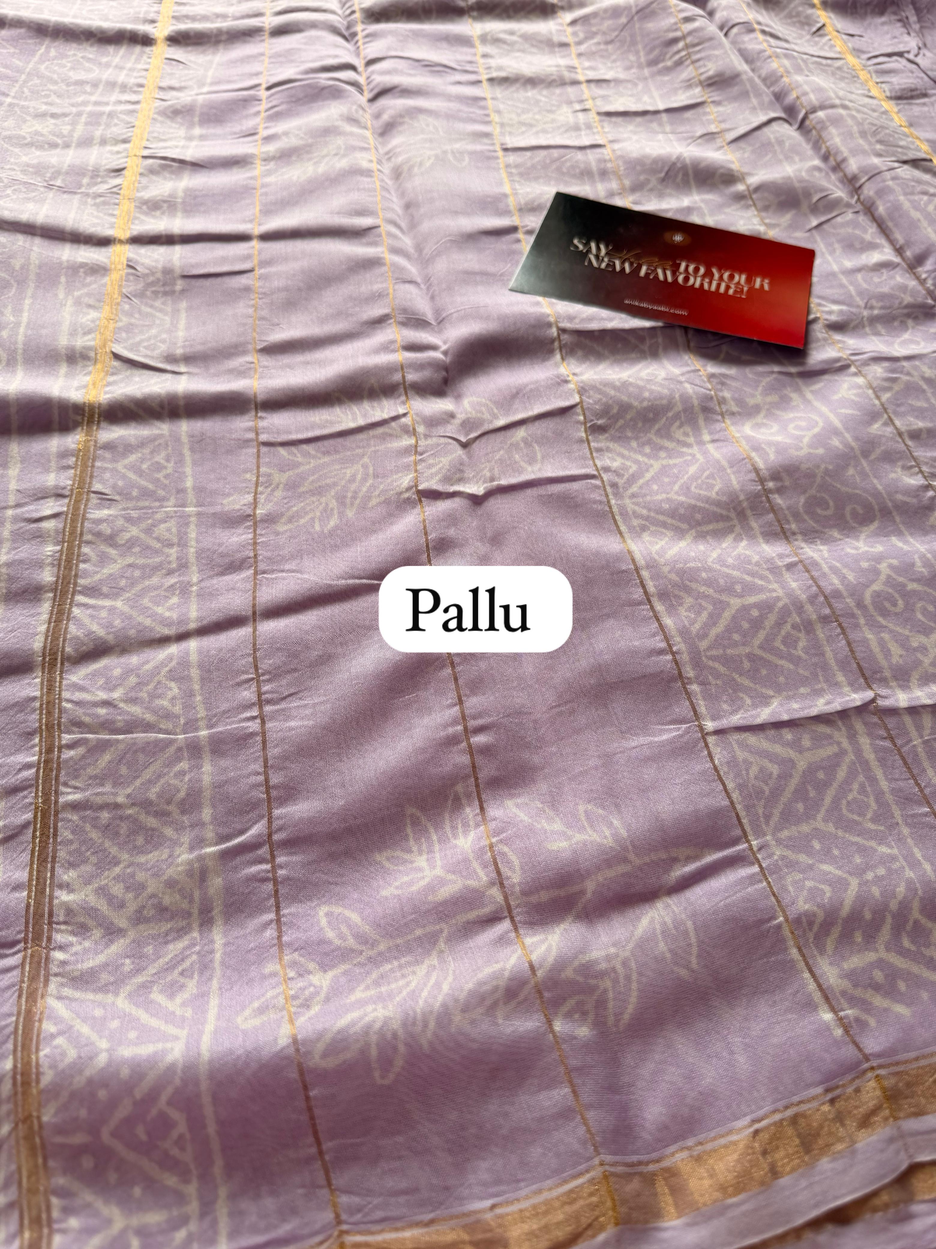 Pure Chanderi Silk Cotton Saree – 
Product Code- CSC-405
