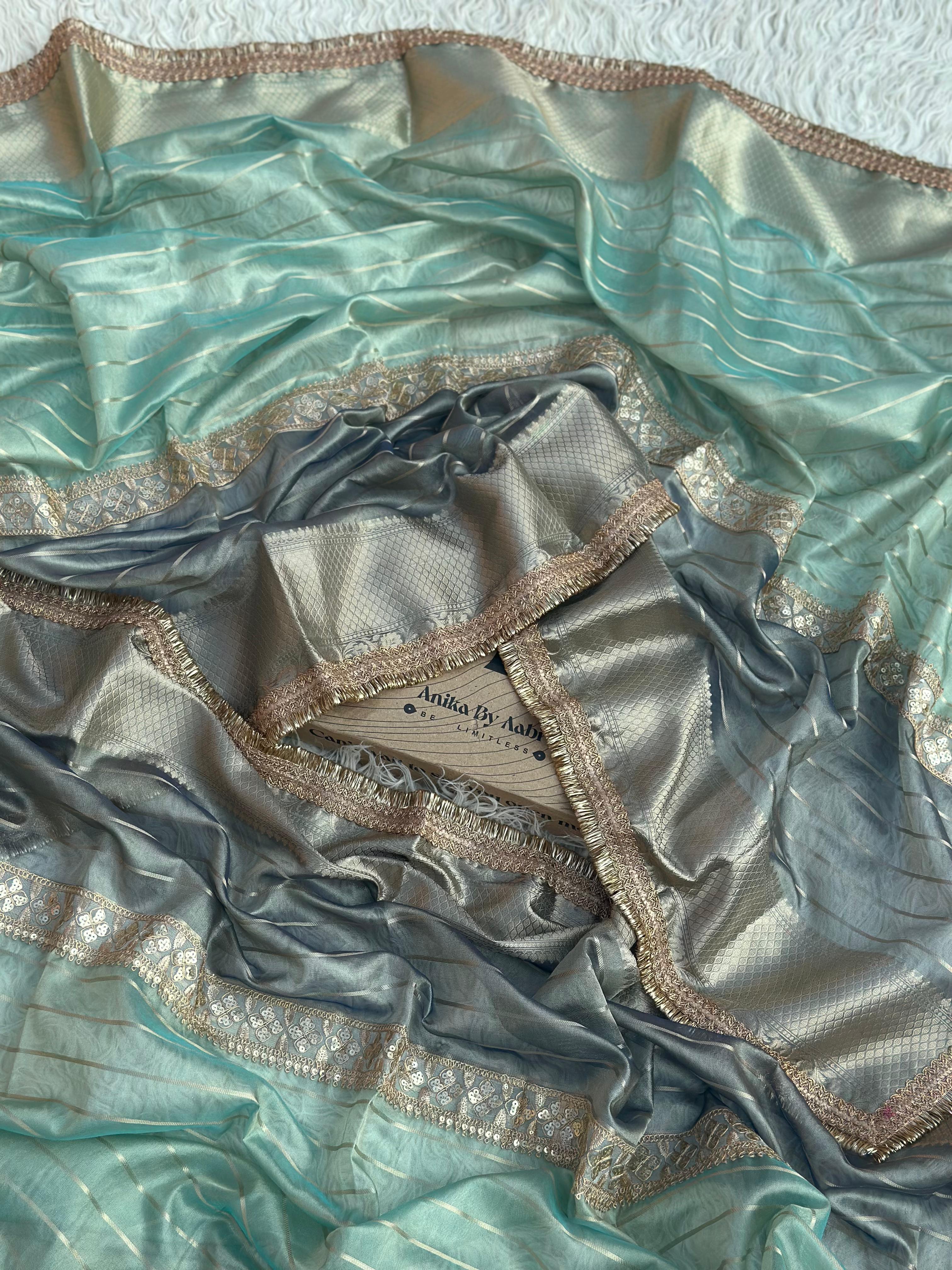 Anika's Banarasi Tissue silk saree -YARA 1