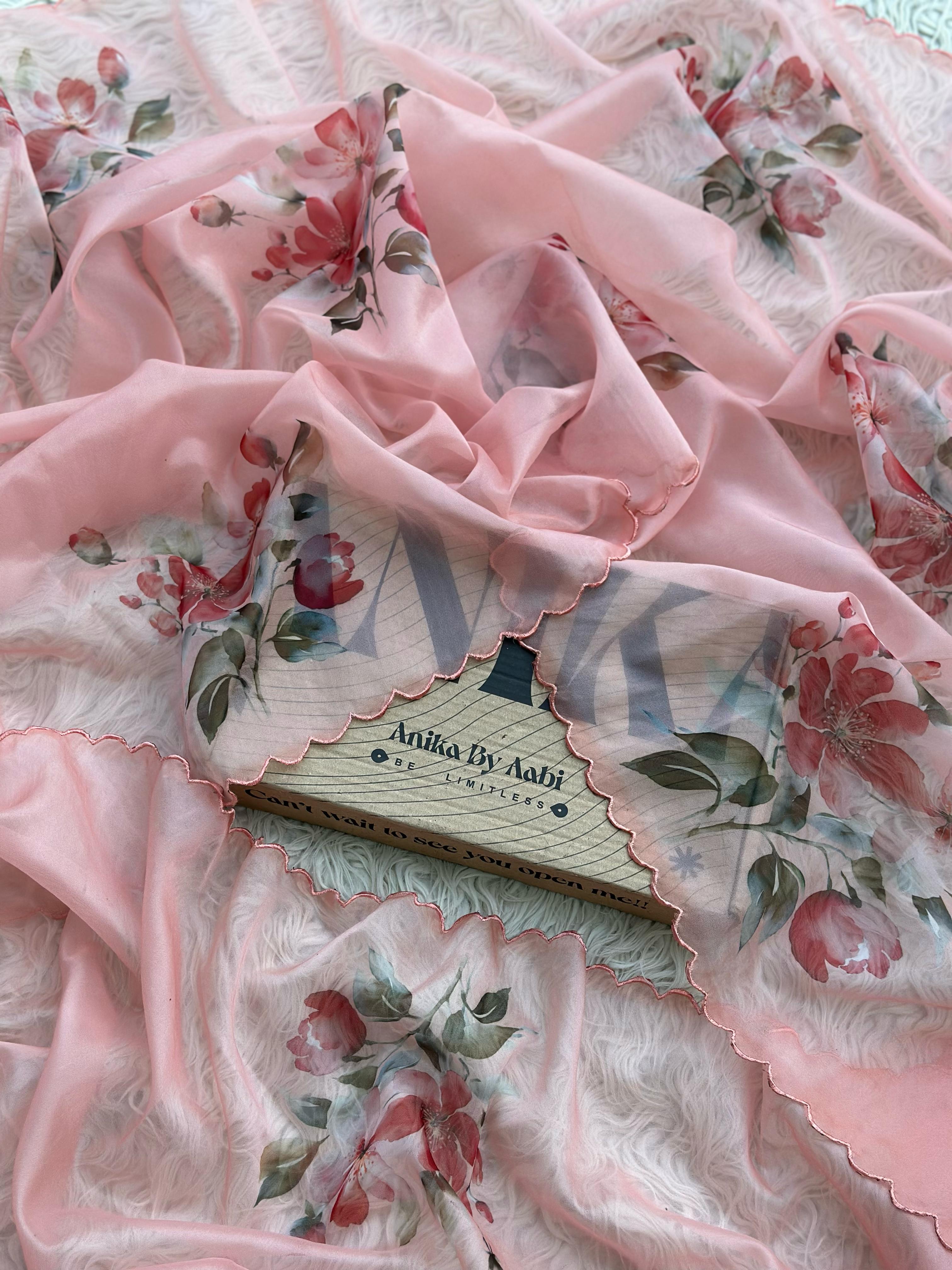 SITARA -PINKPEACH SAREE