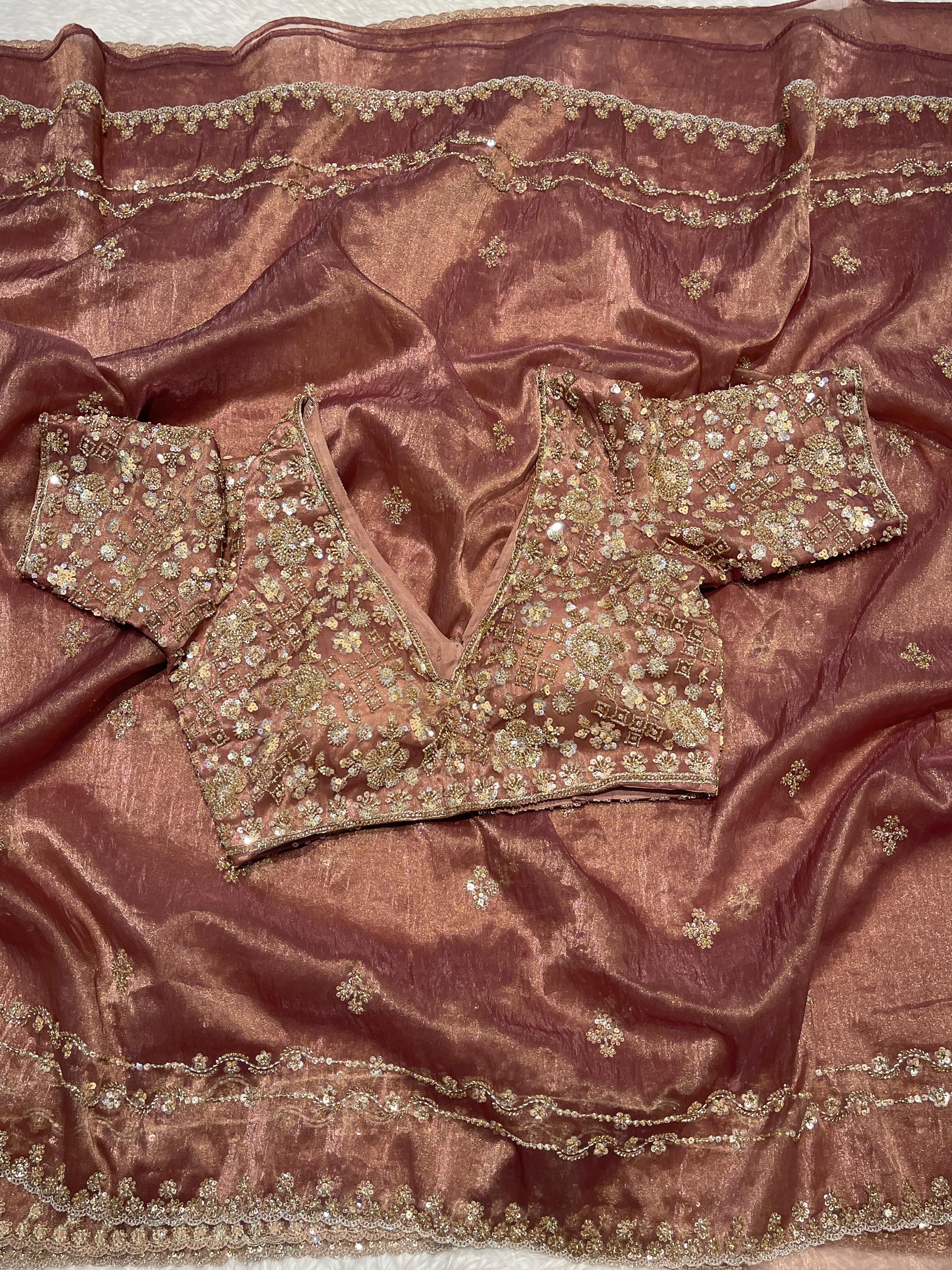 House of Anika Luxe - The Cocktail Edit saree AA09