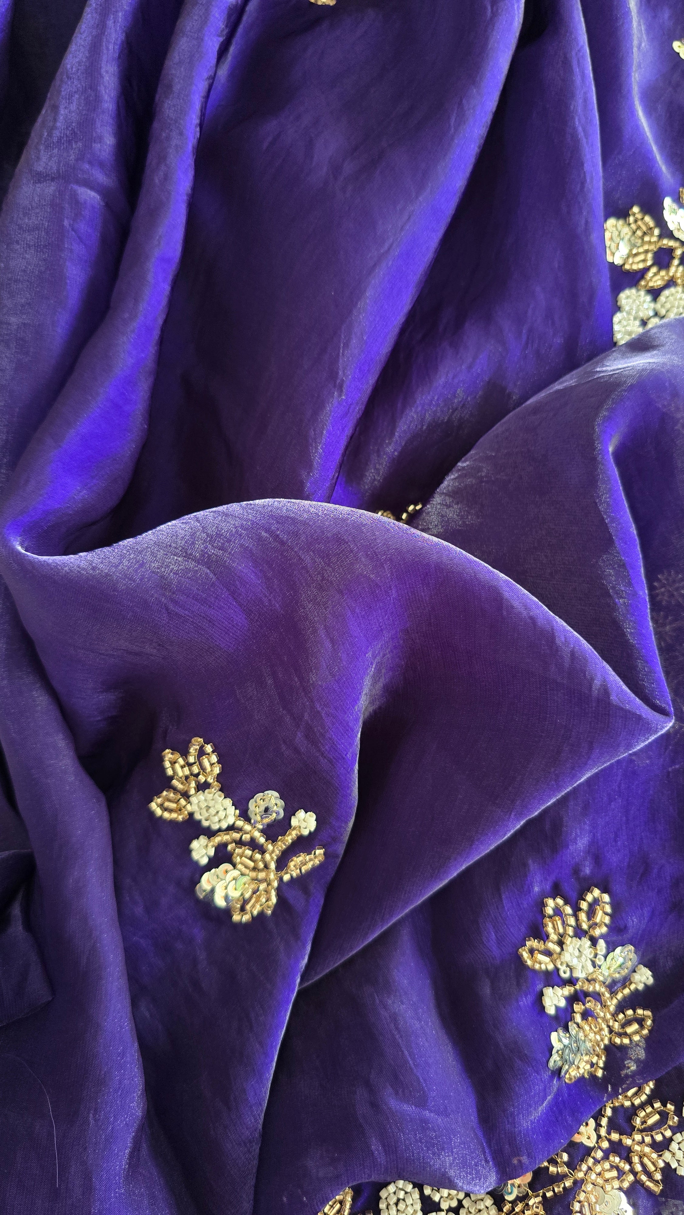 RADHIYA-PURPLE SAREE