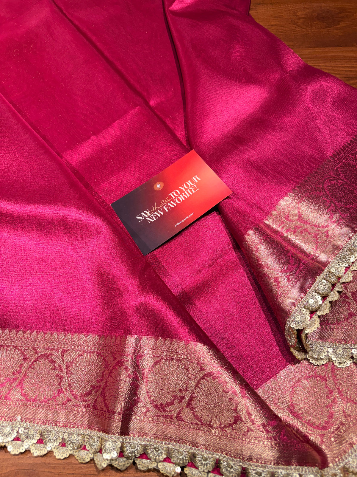 Tissue lace -pink