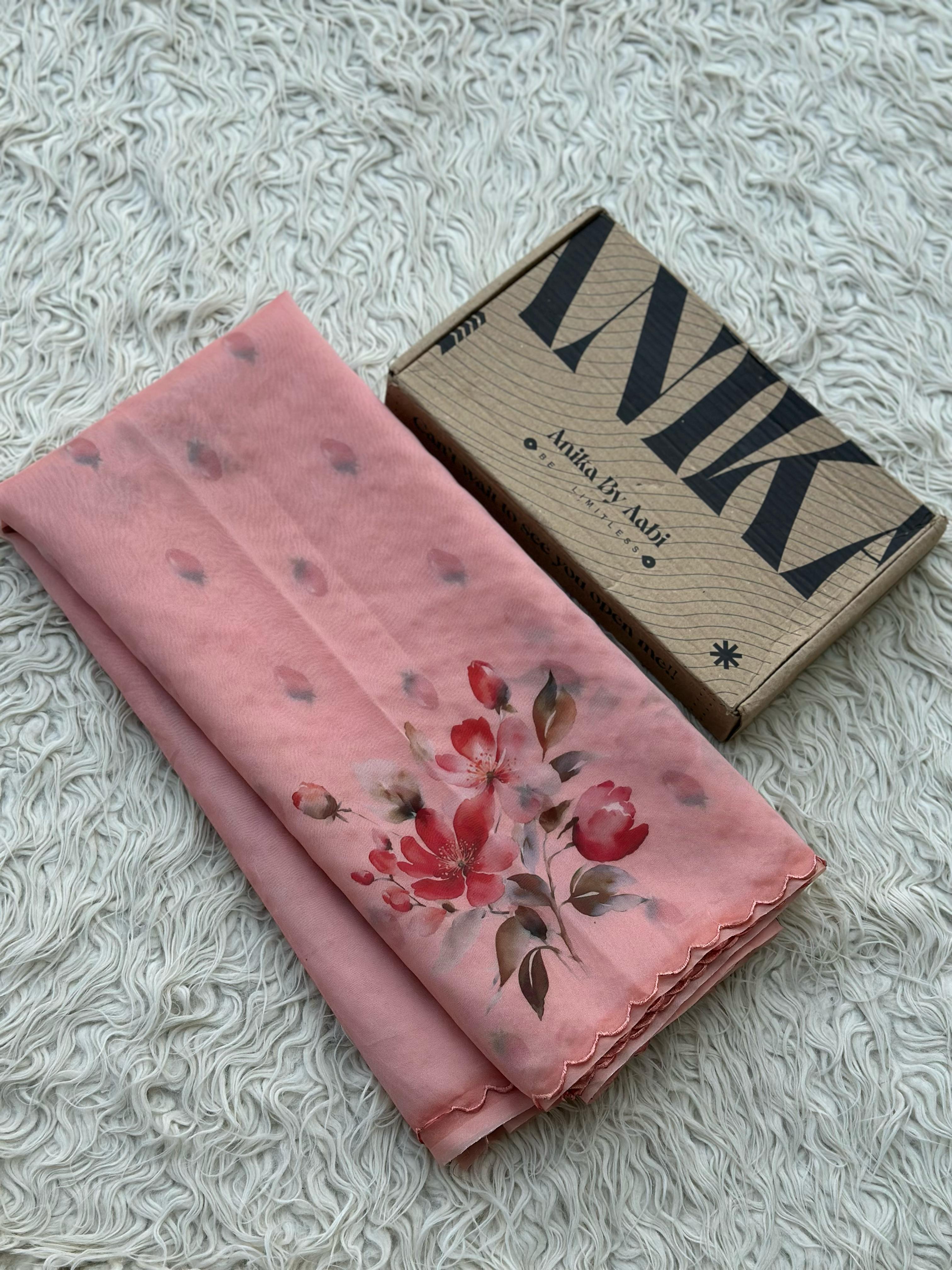 SITARA -PINKPEACH SAREE