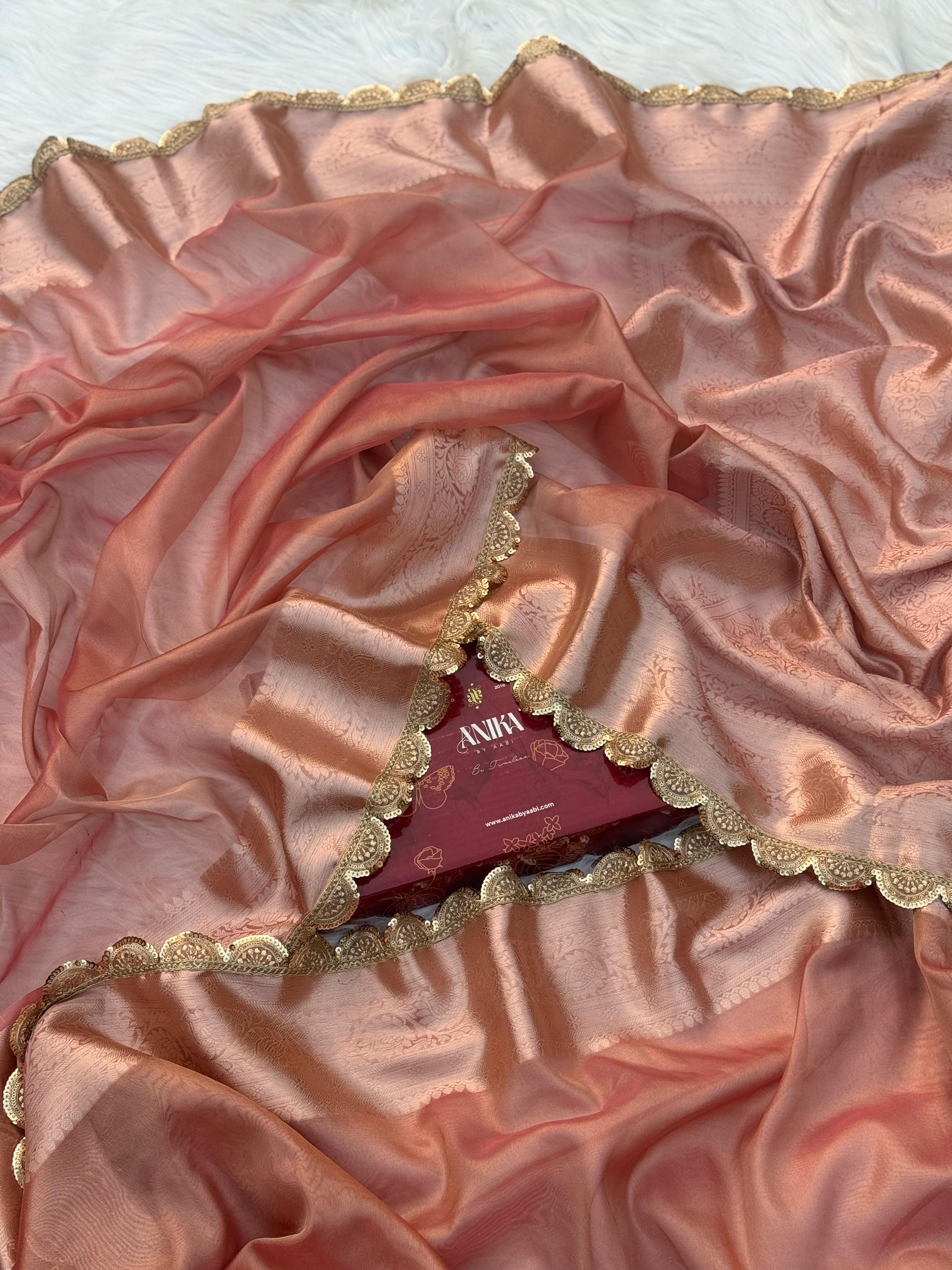 Anika's Alia bhat  Banarasi Tissue silk saree - AB27