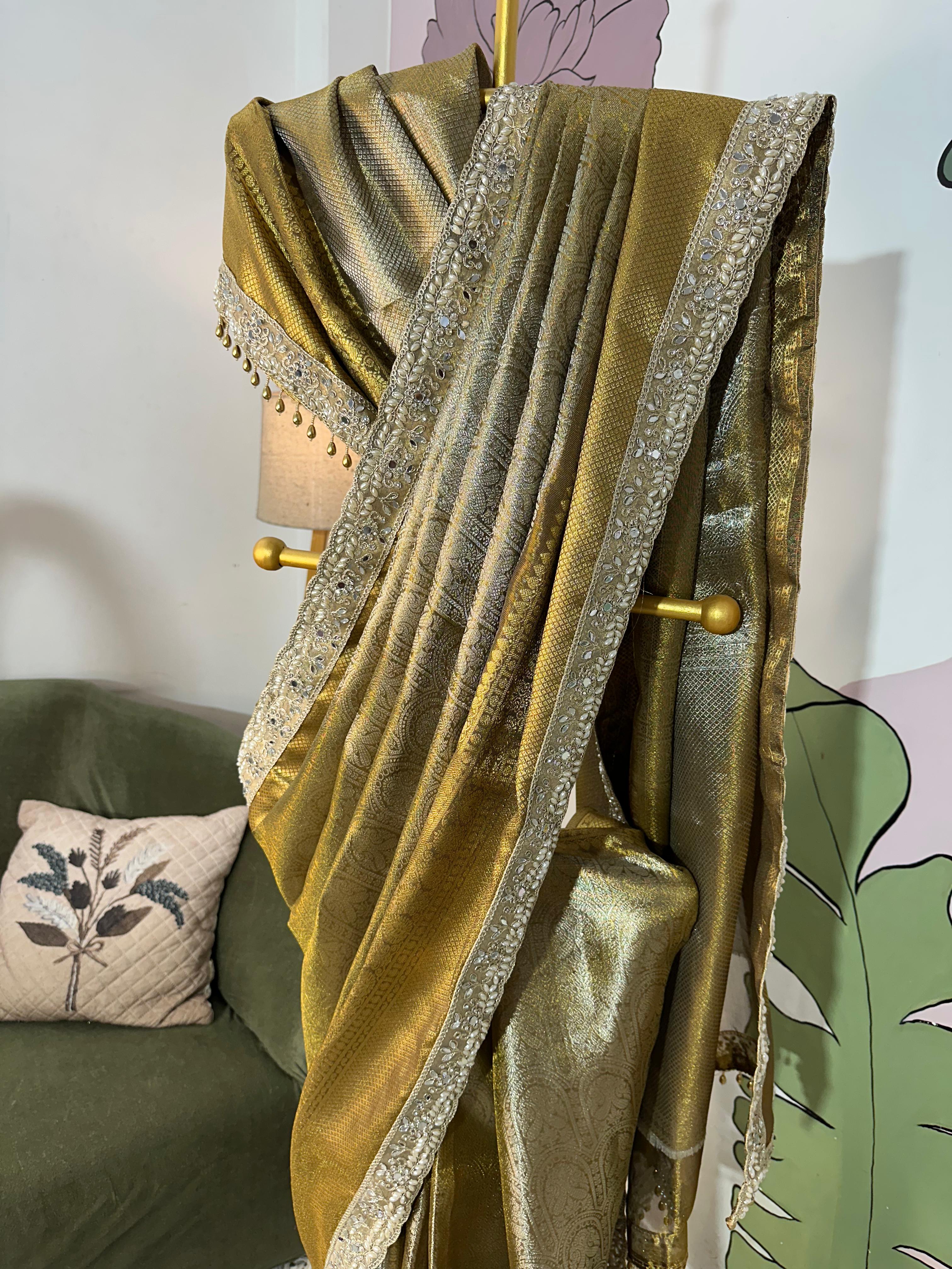 SHOBITA - Exclusive Semi Kanchi Saree with lace