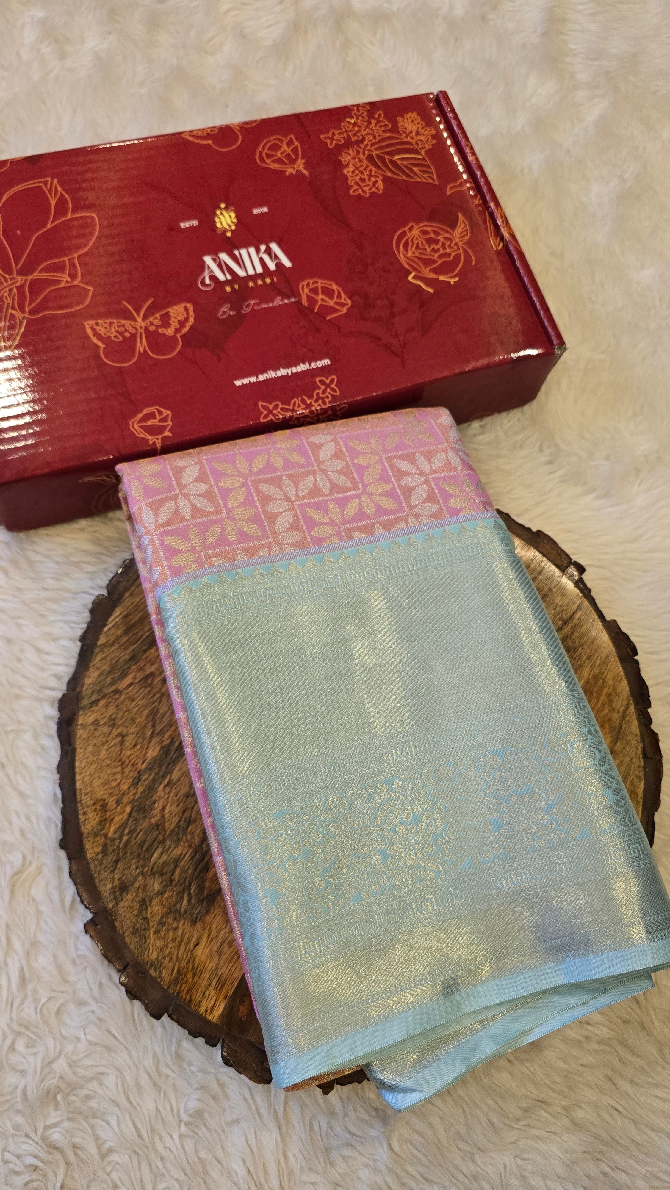 SWAYAMVARAM- EXCLUSIVE CONTRAST PINK AND SKY BLUE BRIDAL EDIT