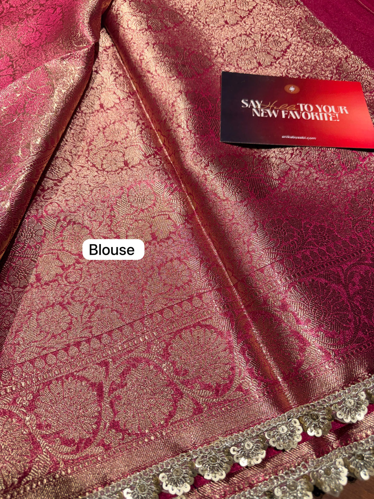 Tissue lace -pink