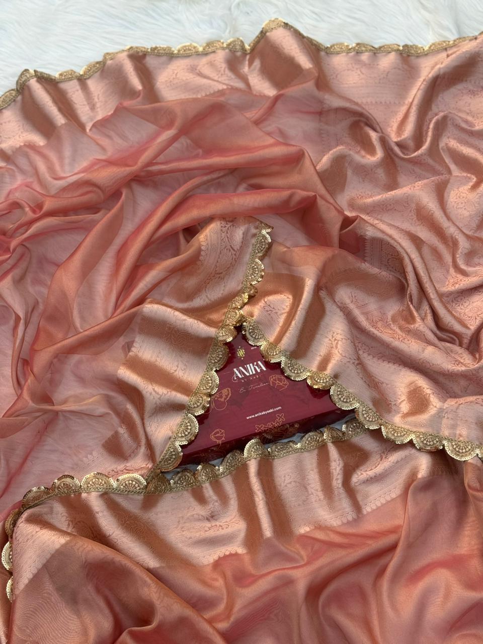 Anika's Alia bhat  Banarasi Tissue silk saree - AB27