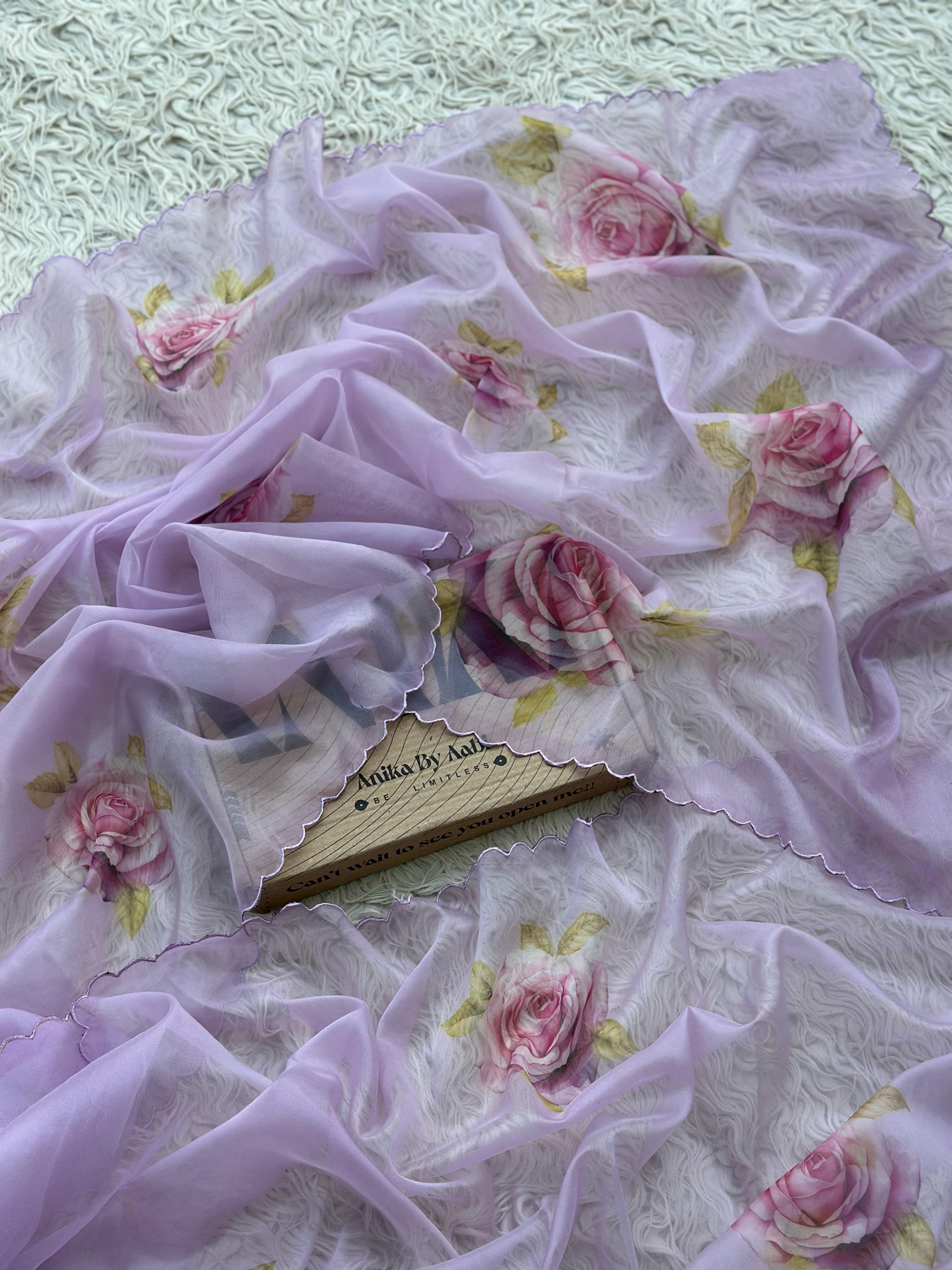 SITARA -LAVENDER SAREE
