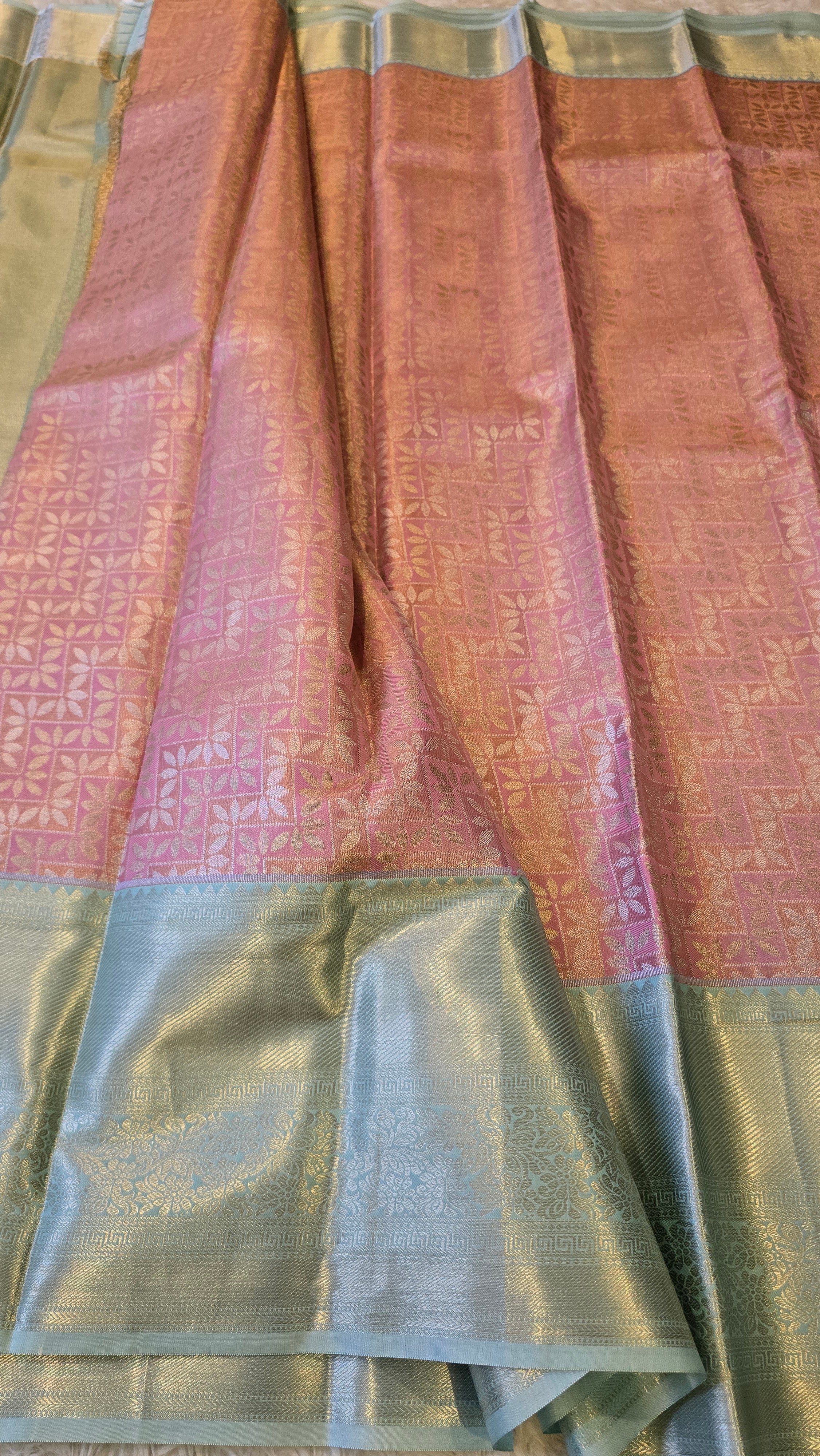 SWAYAMVARAM- EXCLUSIVE CONTRAST PINK AND SKY BLUE BRIDAL EDIT