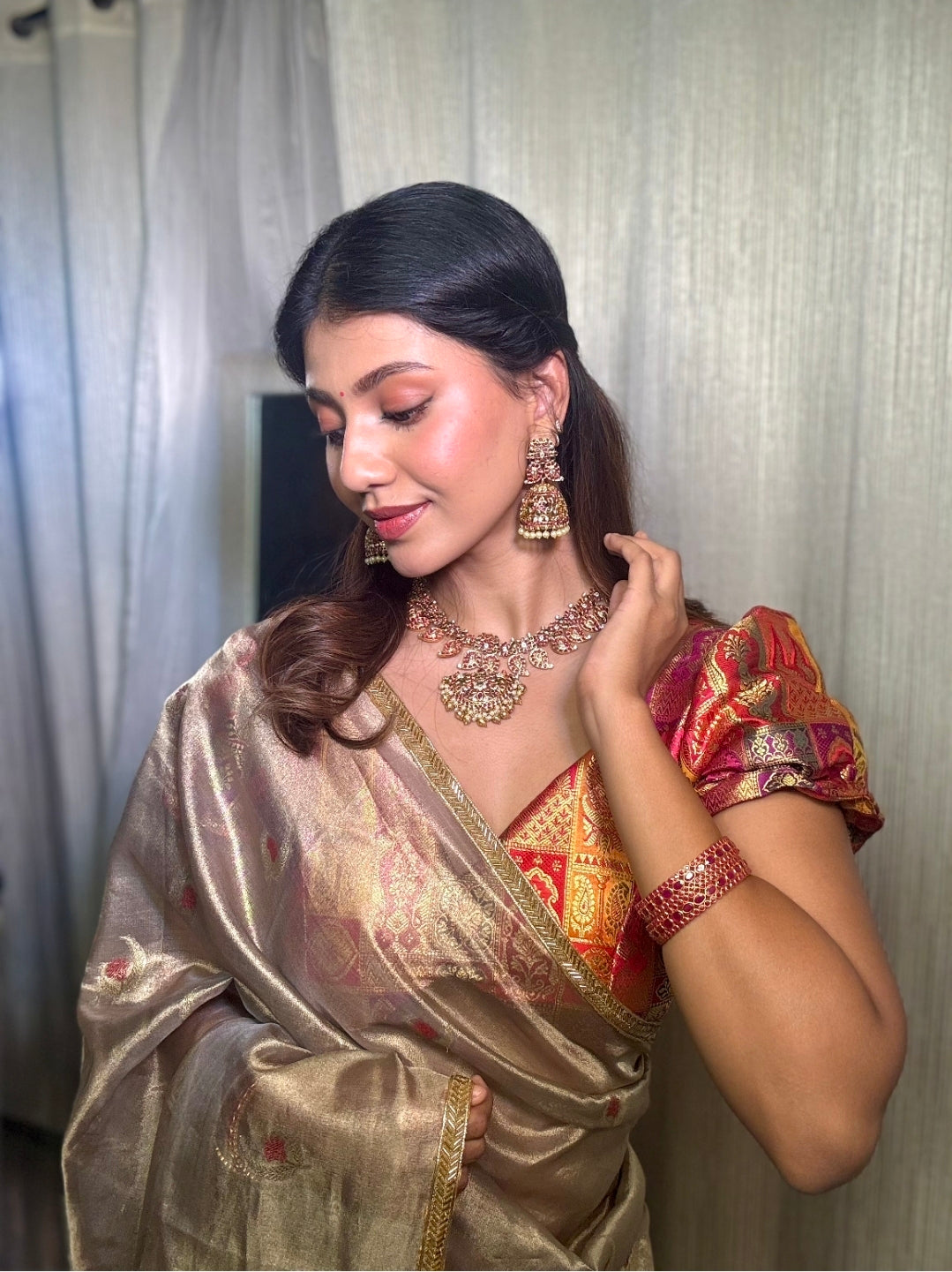 Beige Gold Tissue  -Anika's Exclusive Edit