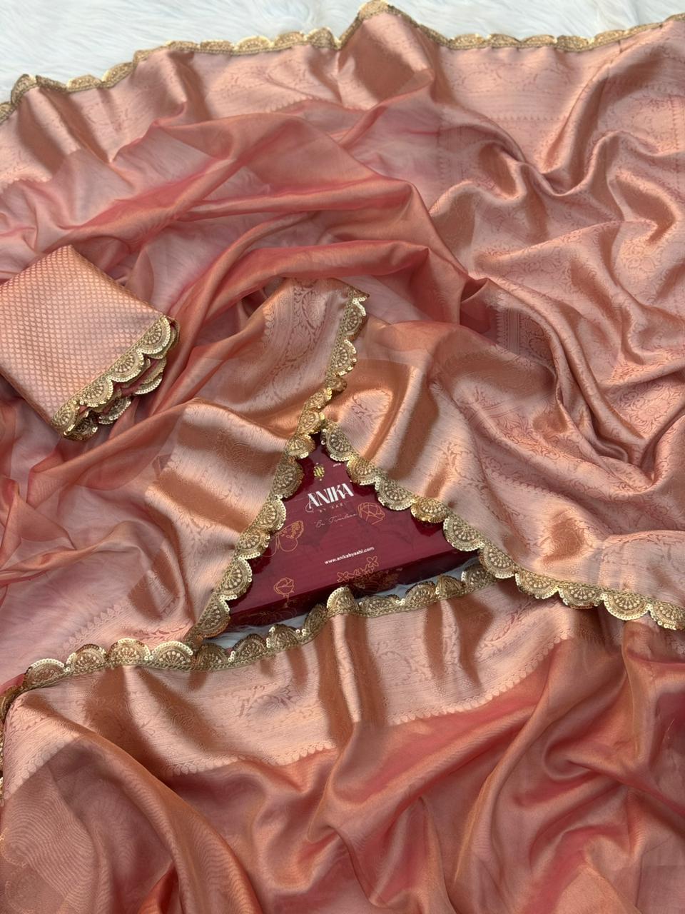 Anika's Alia bhat  Banarasi Tissue silk saree - AB27