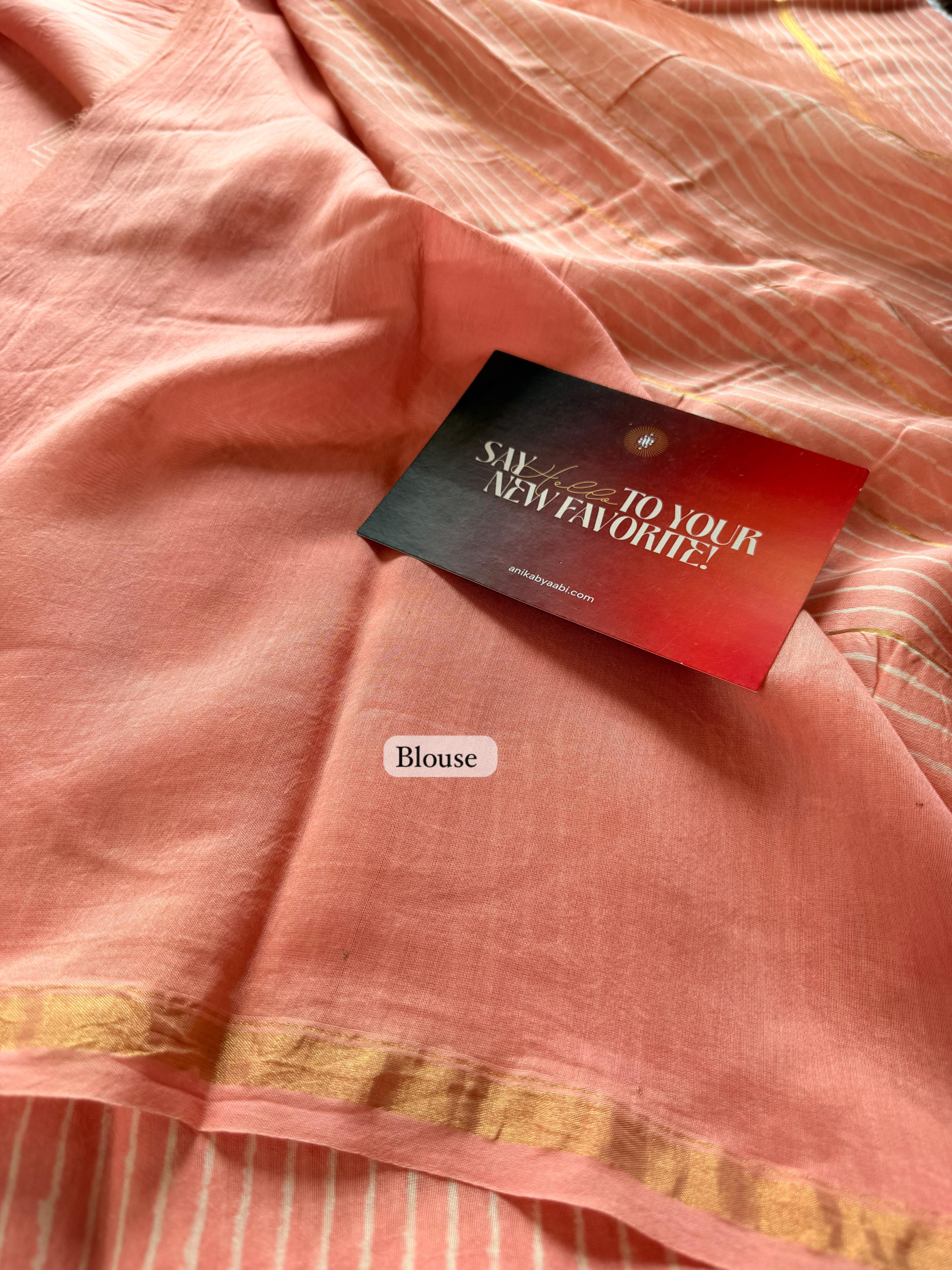 Pure Chanderi Silk Cotton Saree – 
Product Code- CSC-402