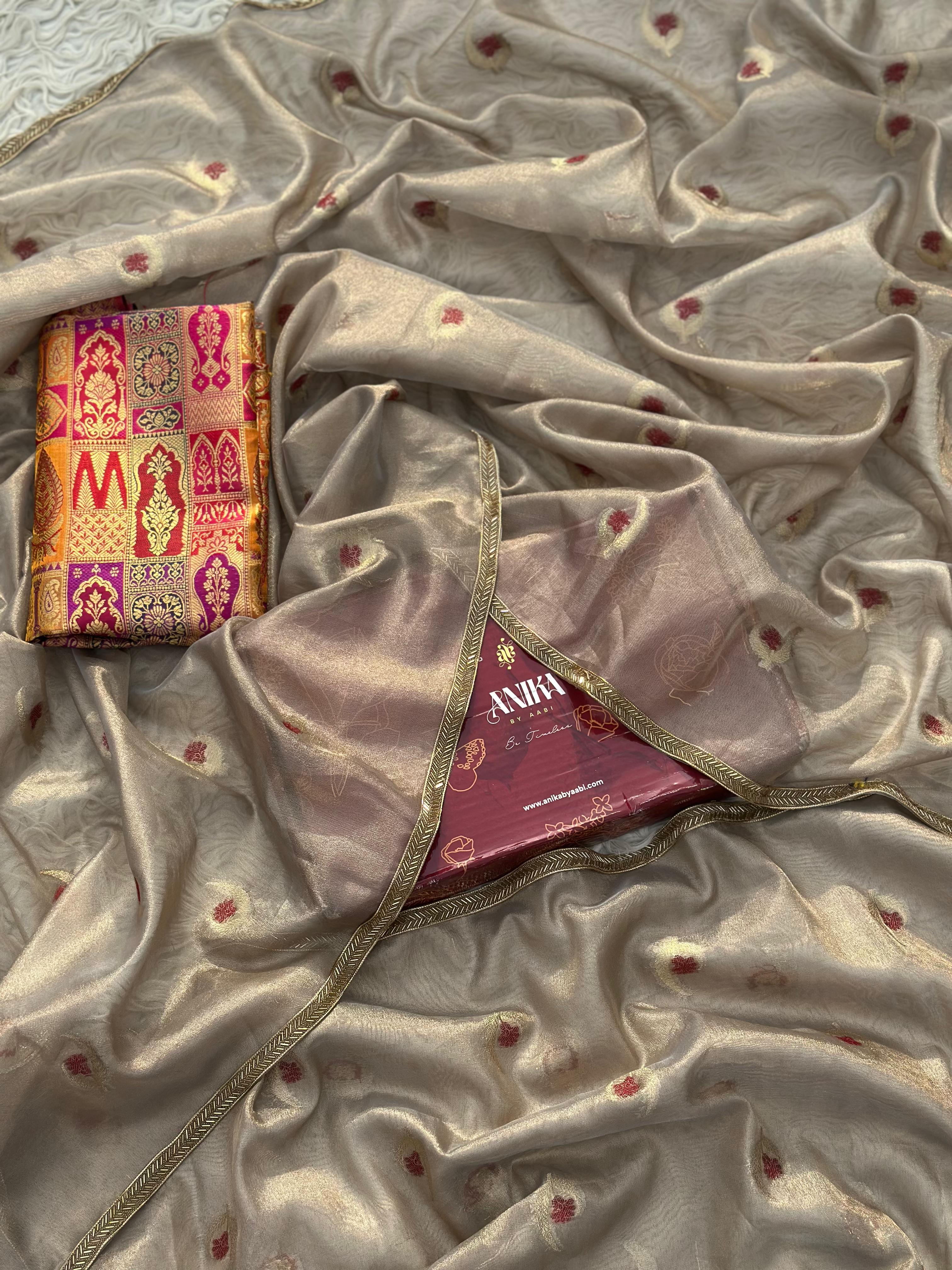 Beige Gold Tissue  -Anika's Exclusive Edit