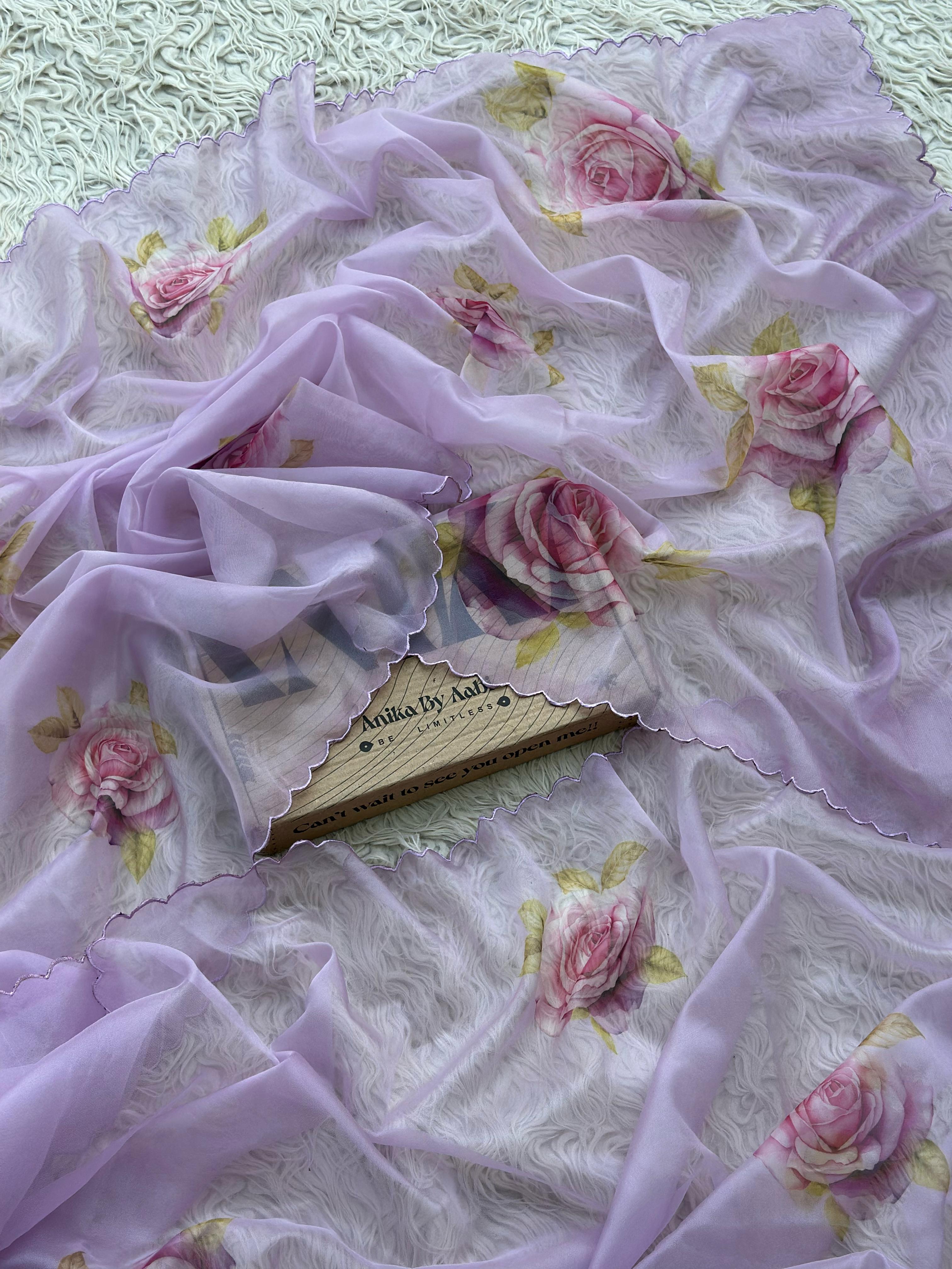 SITARA -LAVENDER SAREE