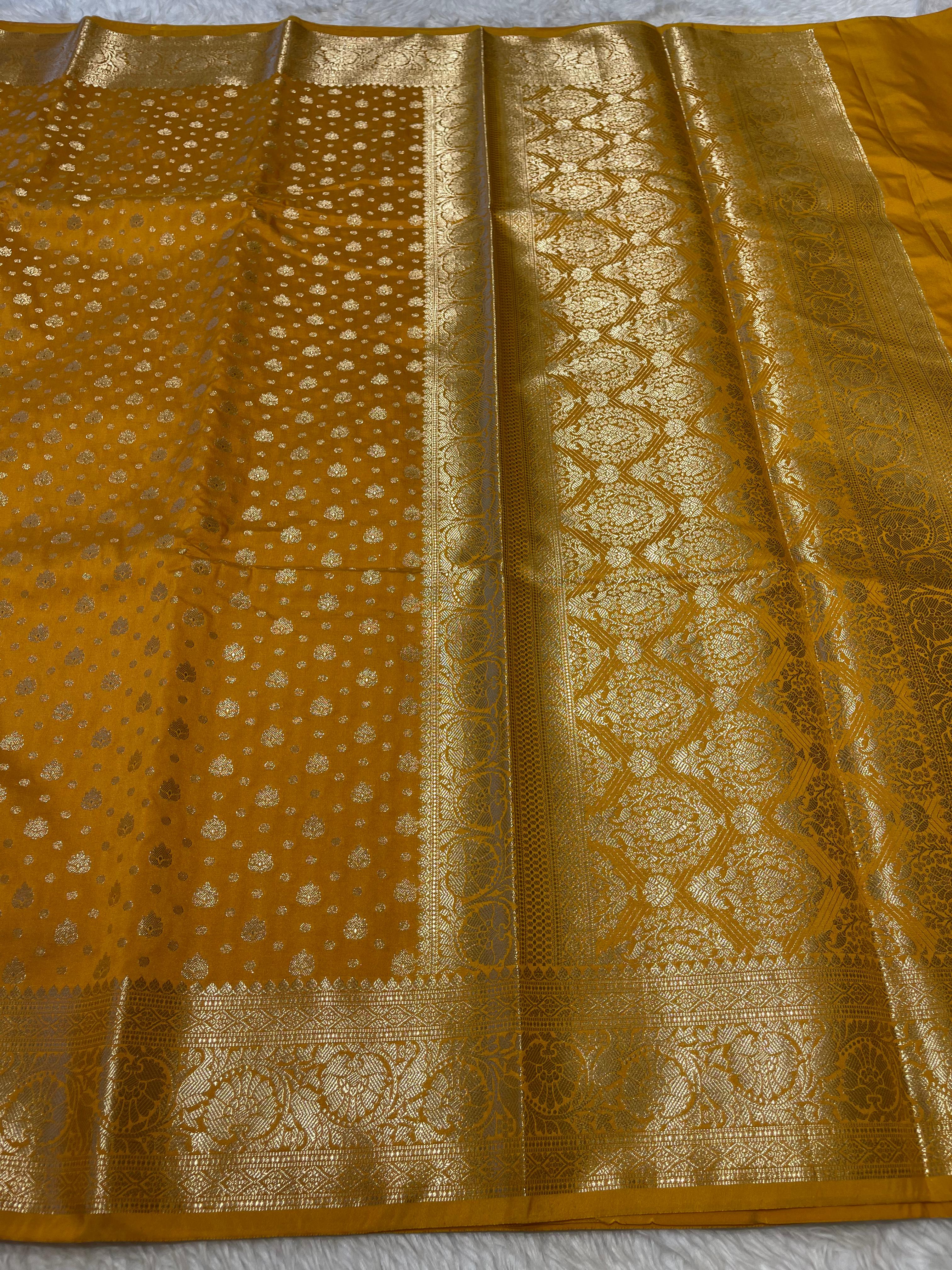 ANIKA'S SEMI KATAN SILK SAREE - ASK06