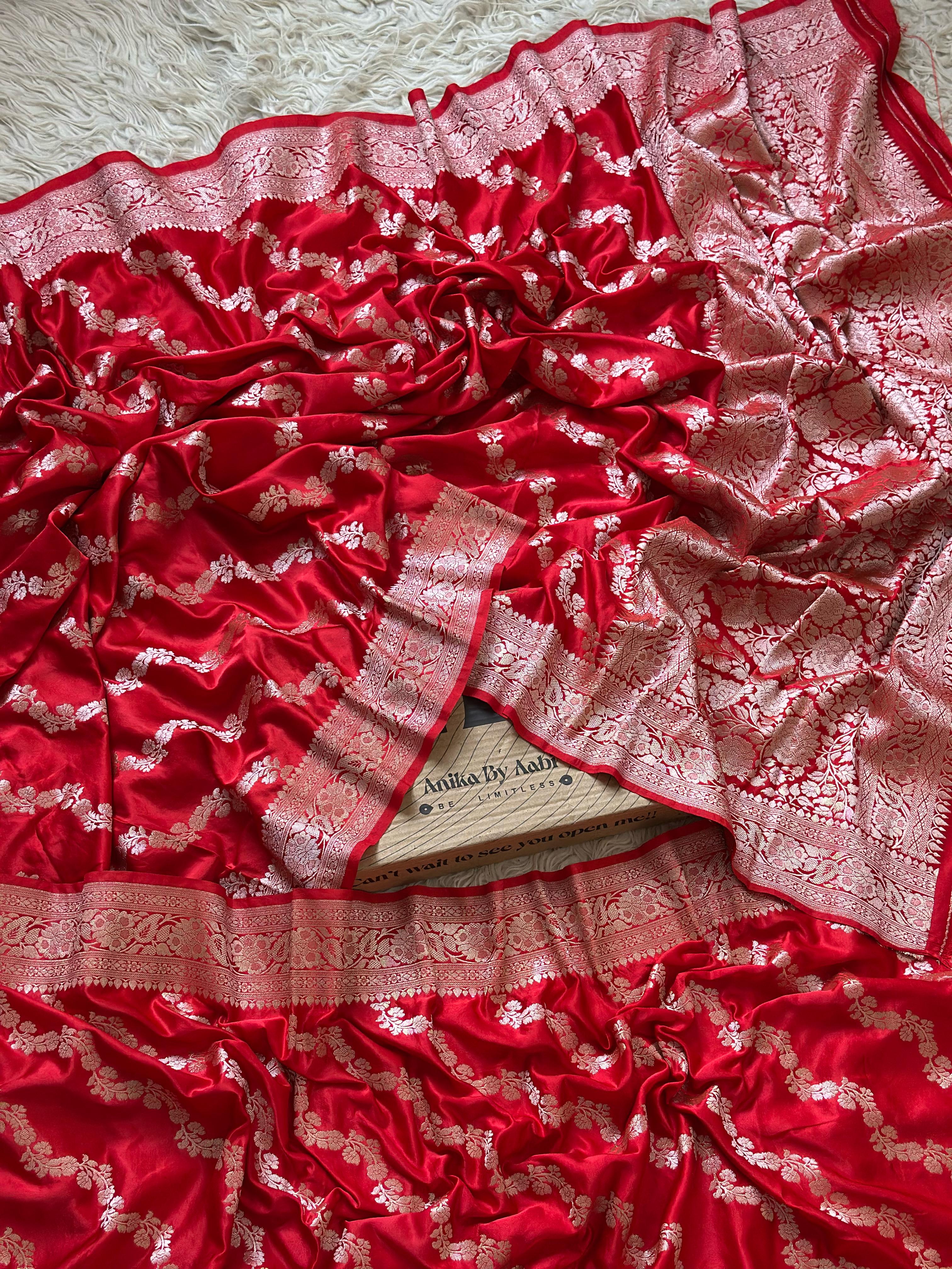 JANANI-RED SAREE